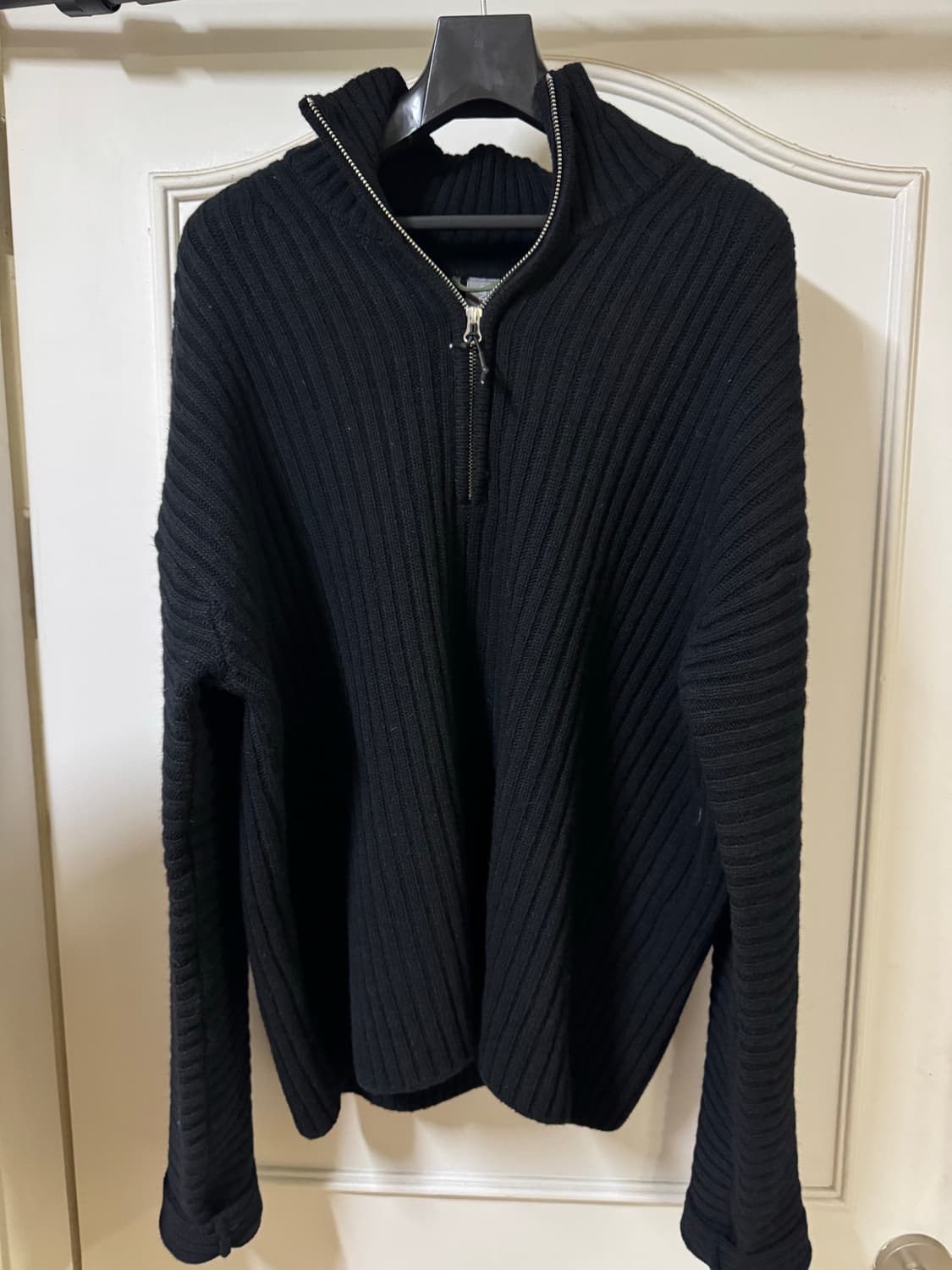 언어펙티드 집업 니트 상품이미지2