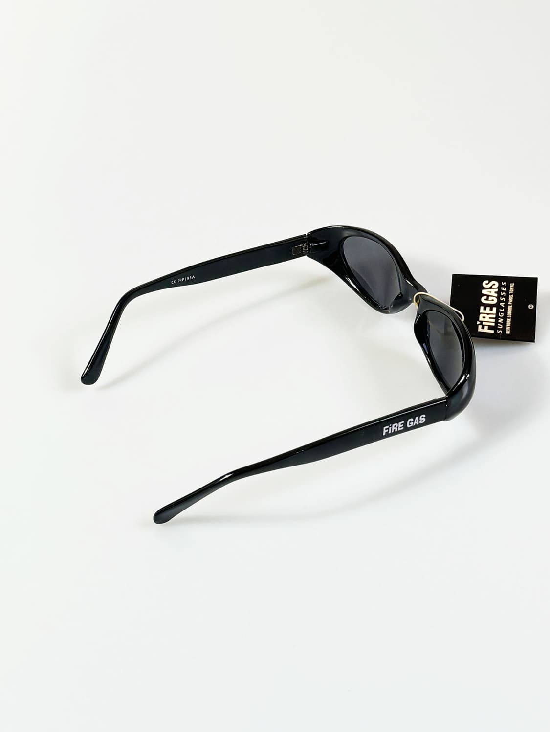90s FIRE GAS 블랙 볼드 오벌 빈티지 선글라스 상품이미지4