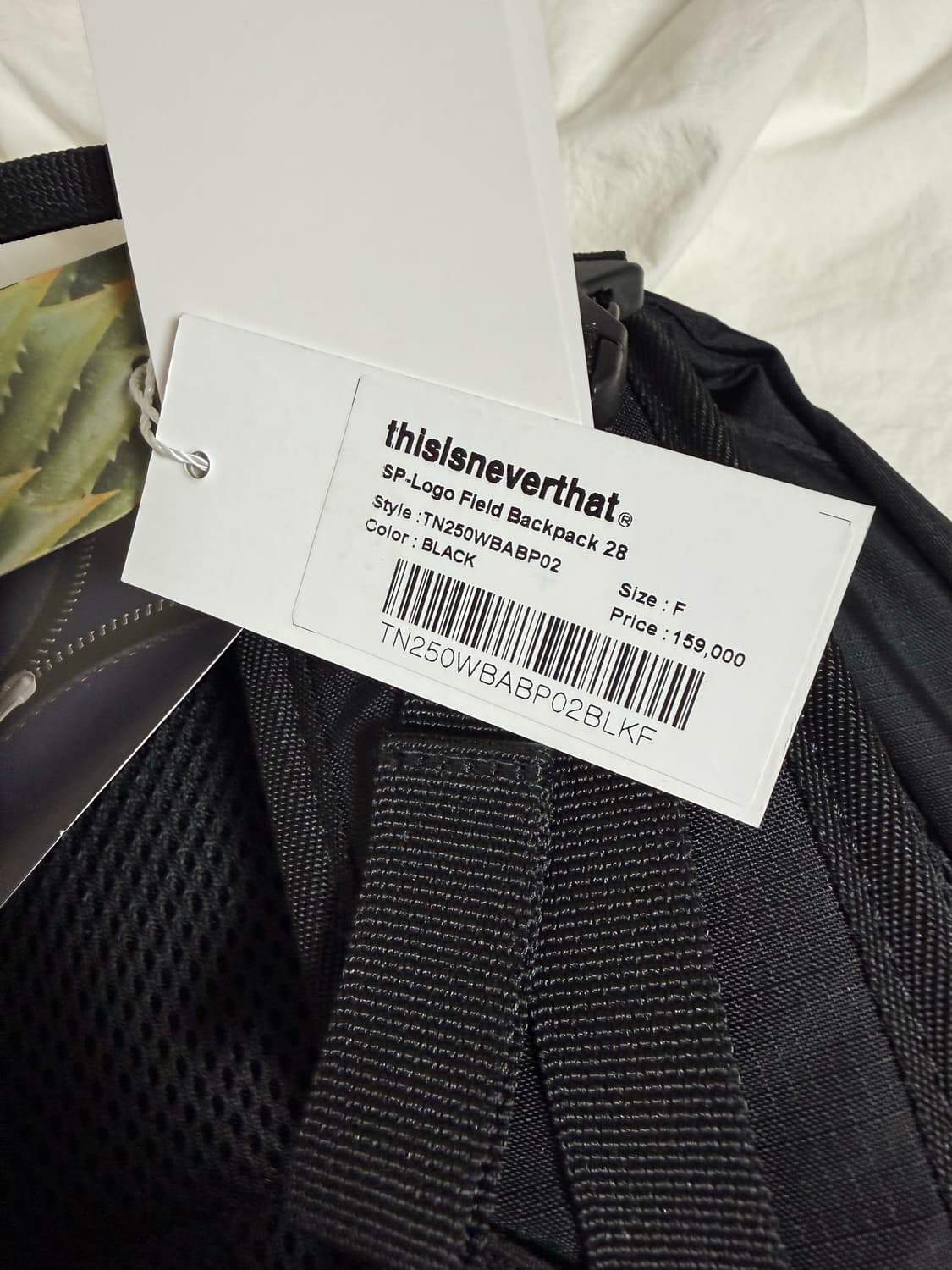 thisisneverthat 필드 백팩 28 블랙 새상품 택O 상품이미지2