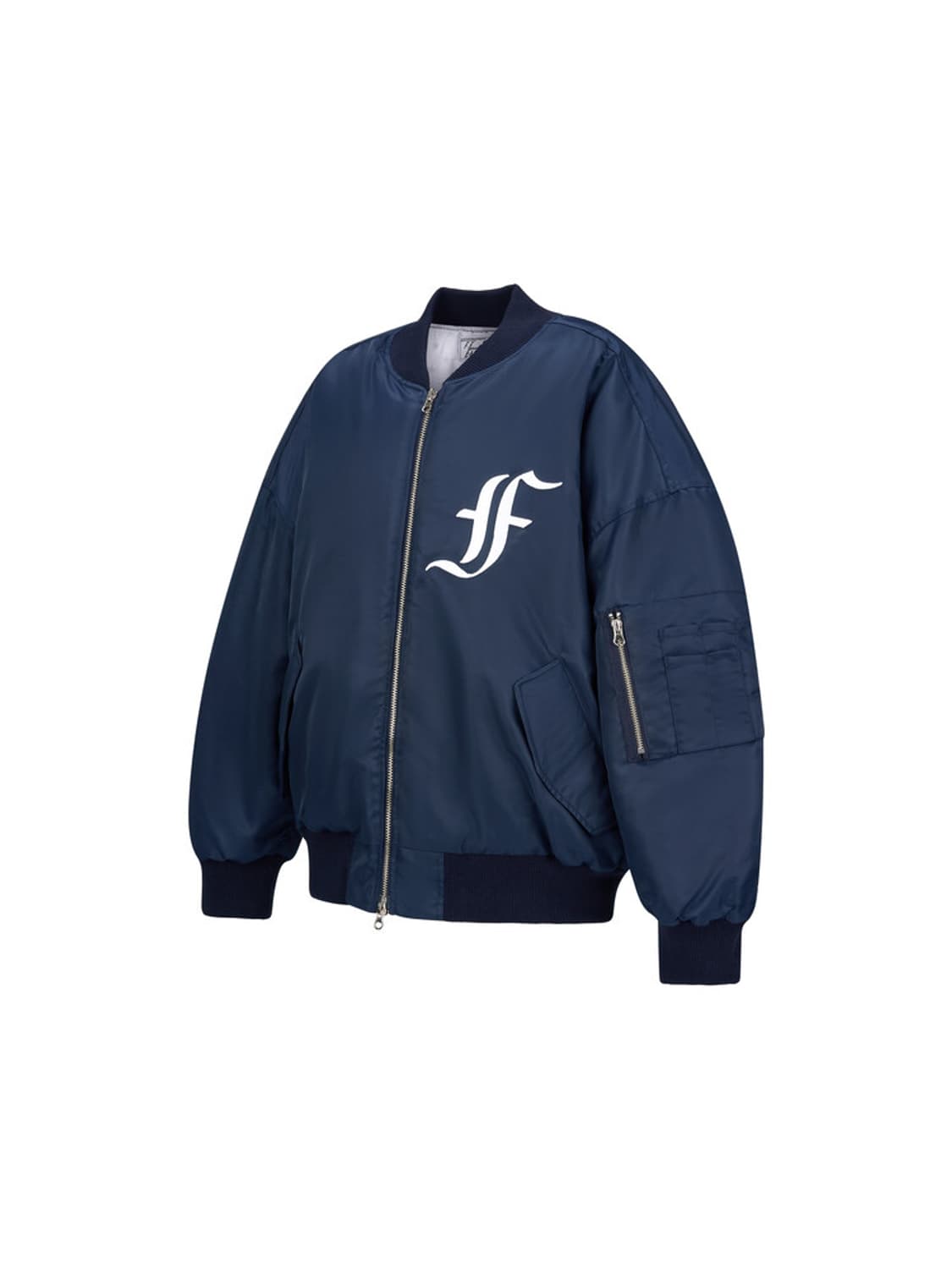 택 ㅇ샵페어리 봄버 자켓 네이비 상품이미지2