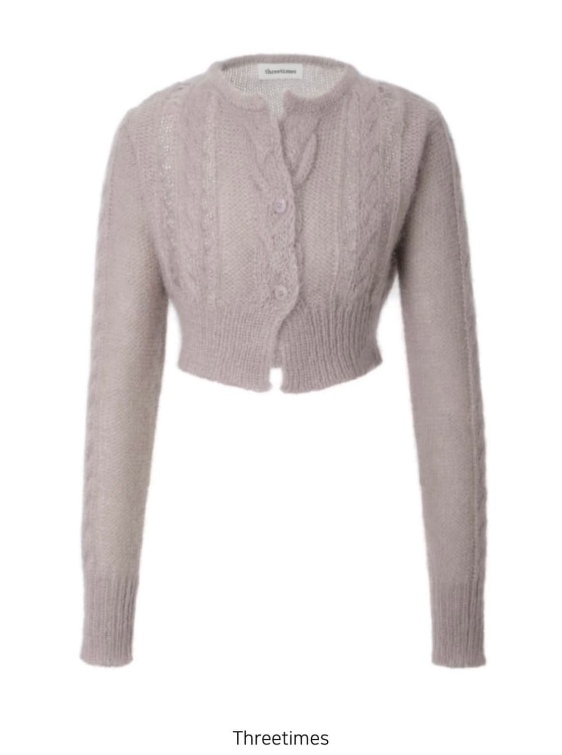 쓰리타임즈 단델리온 미니 가디건 상품이미지1