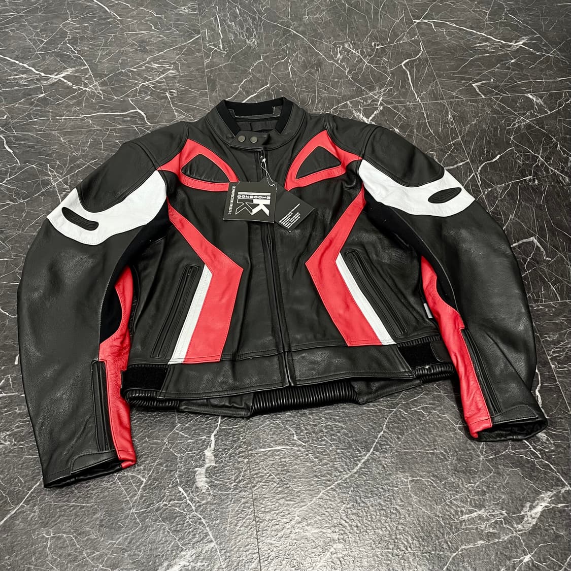 (새상품) 2XL BF 소가죽 레이싱 자켓 상품이미지5