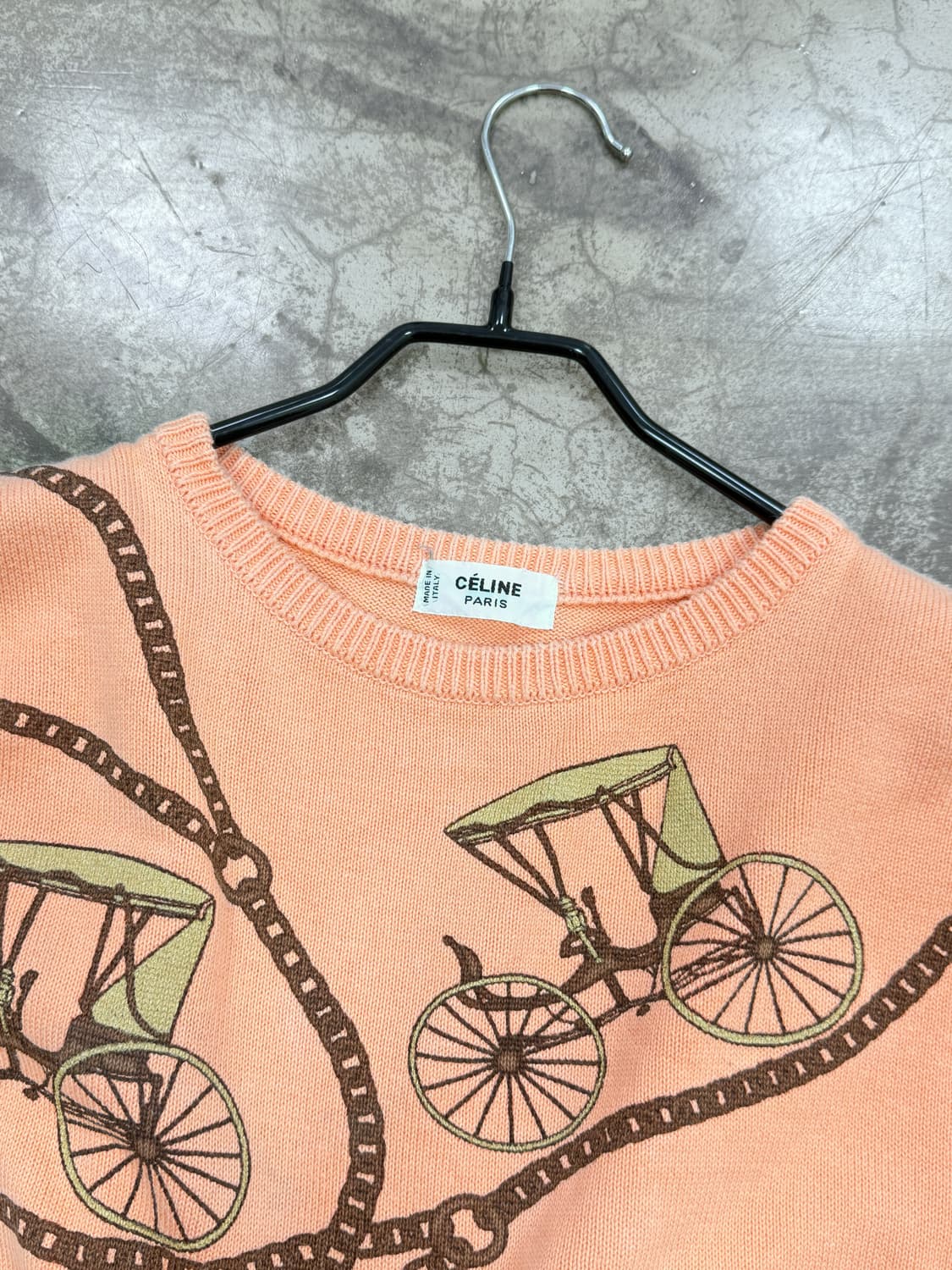 셀린느 마차 프린팅 니트 탑 상품이미지4