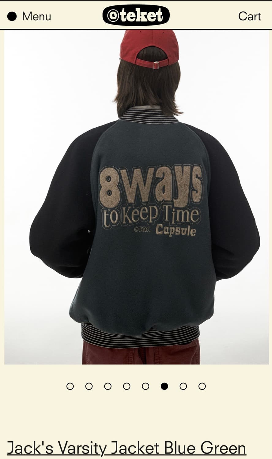 테켓 바시티 자켓 미디움 상품이미지3