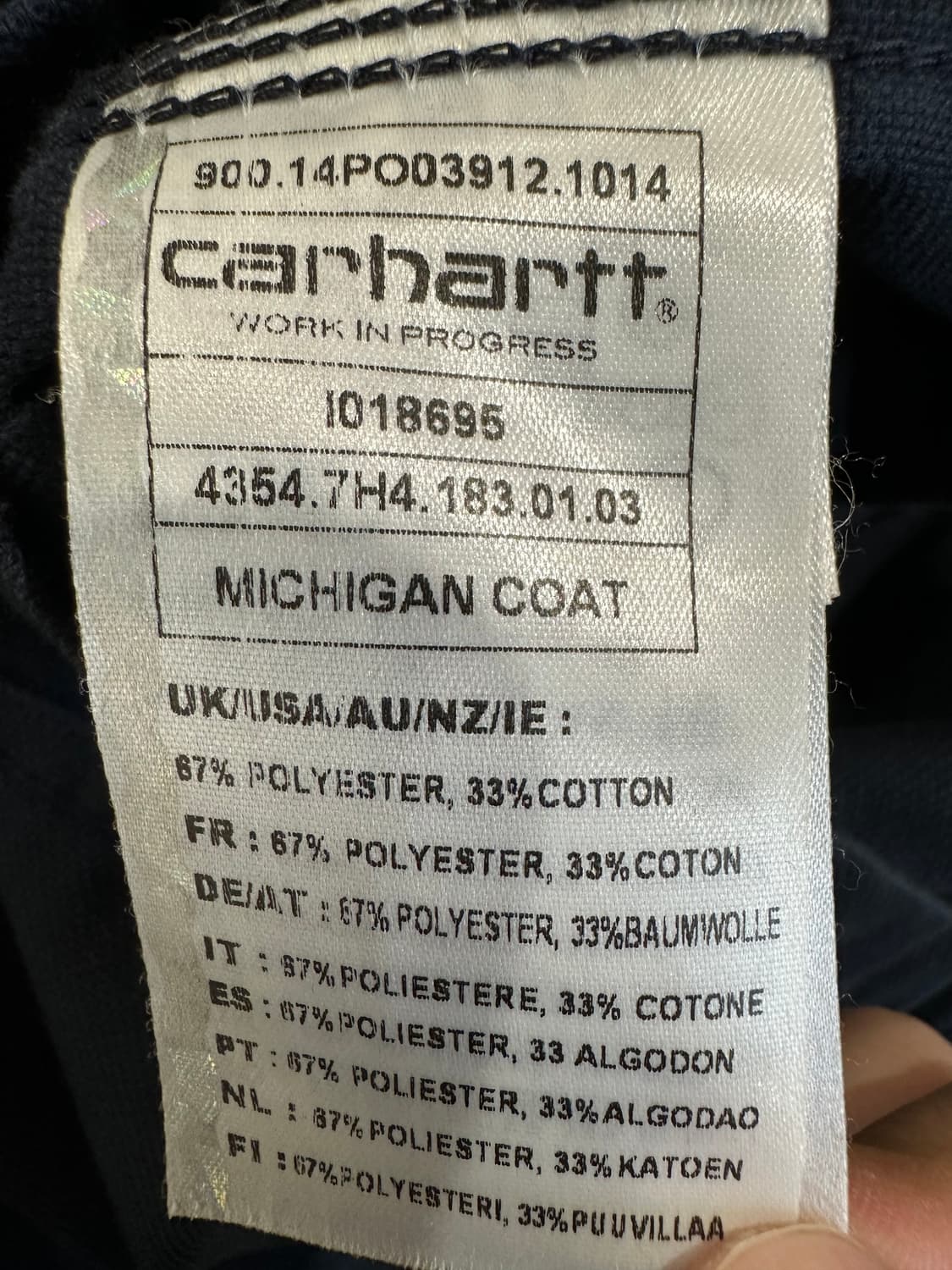 칼하트 프렌치 미시건 워크 자켓 상품이미지6