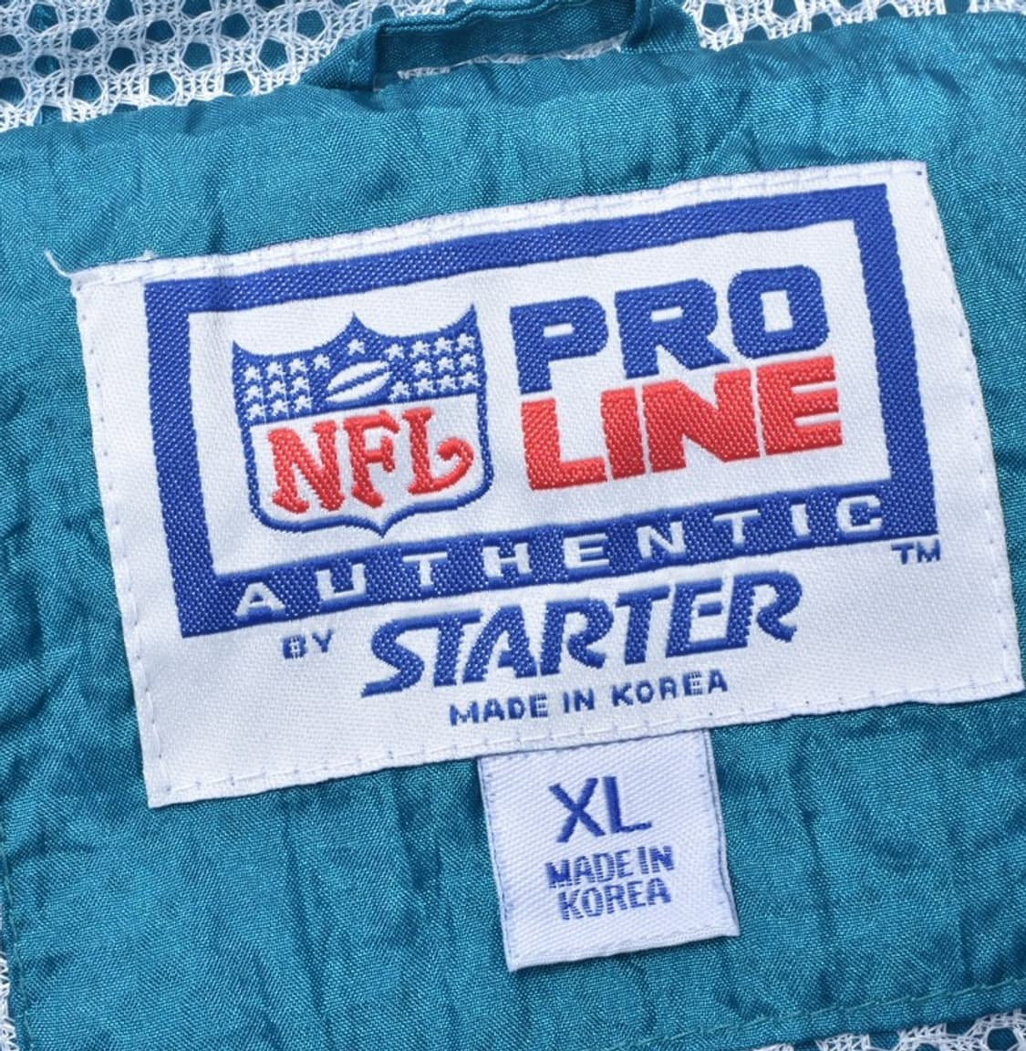 00s 스타터 올드스쿨 바람막이 마이애미 돌핀스 자켓 XL 상품이미지6