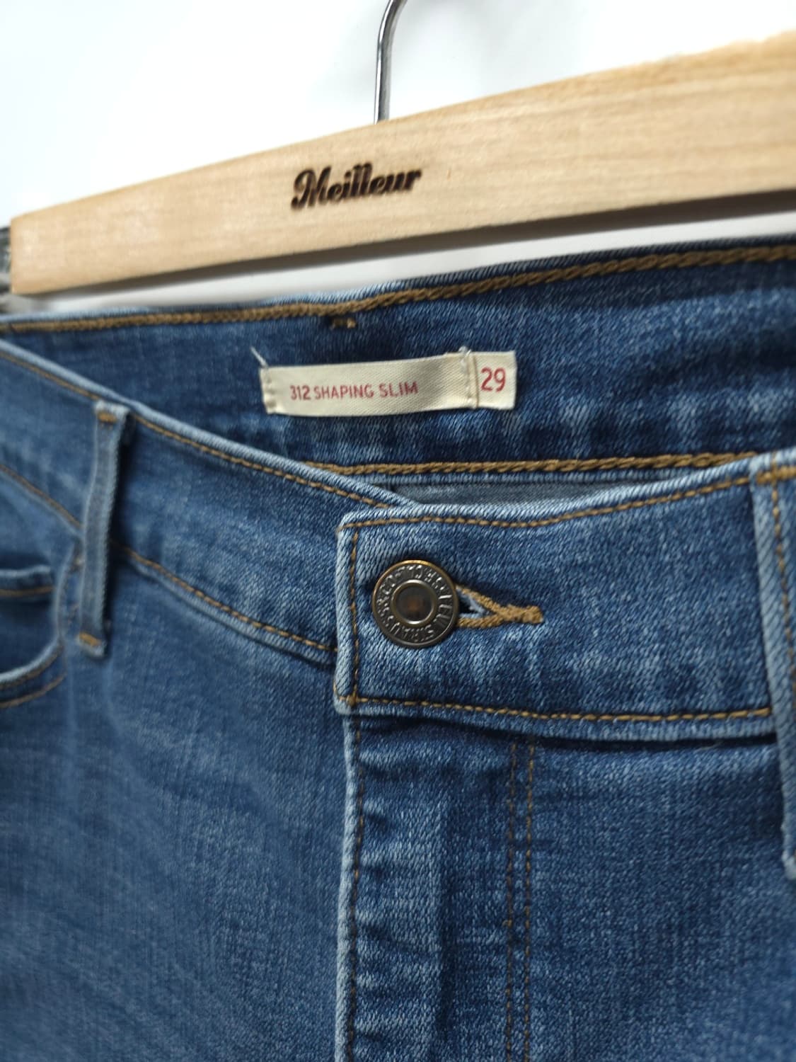 리바이스 312 쉐이핑 슬림 데님 팬츠 (중청 / 29사이즈) 상품이미지3