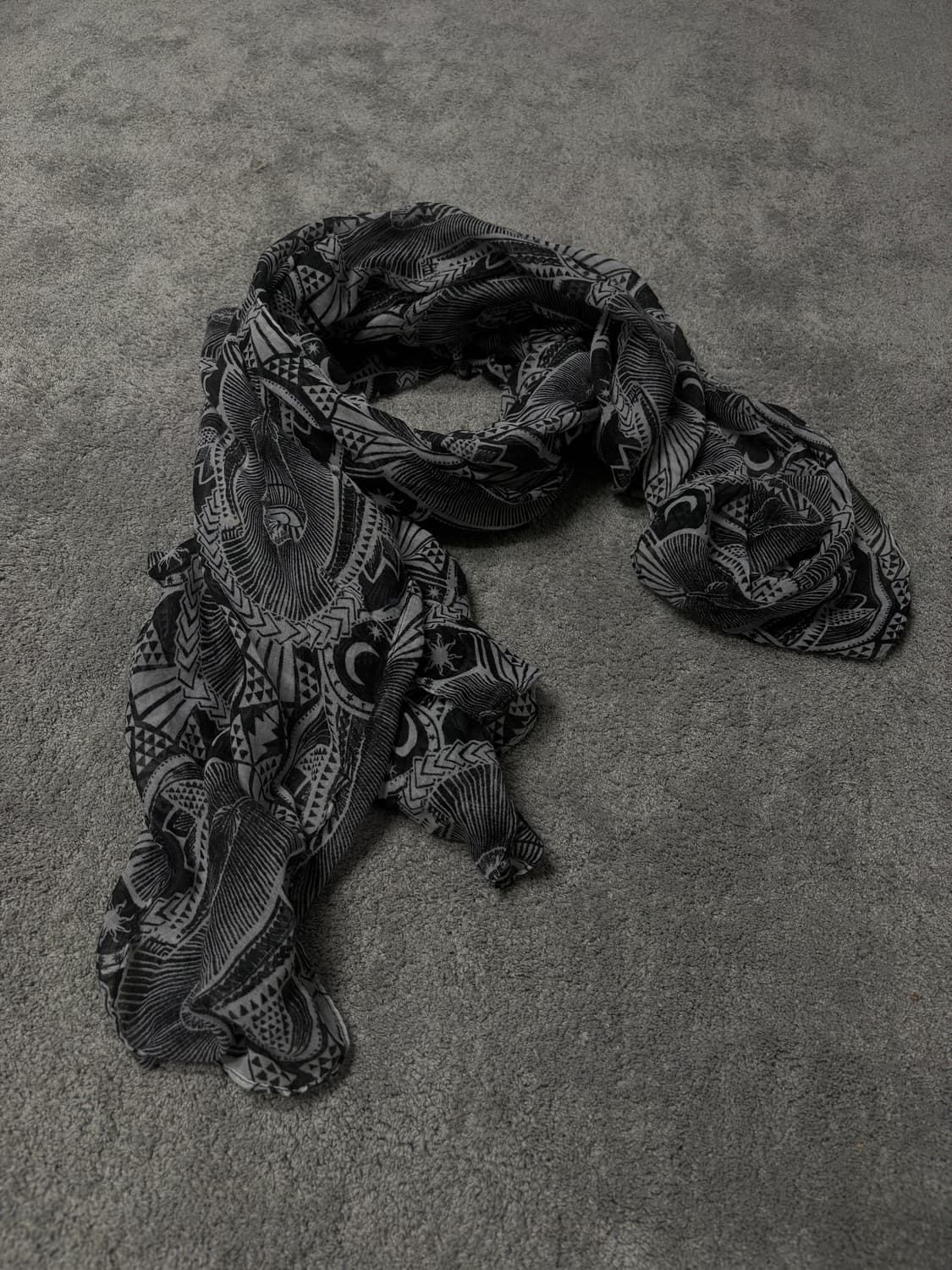 Vintage jp v-kei punk mood scarf 상품이미지3