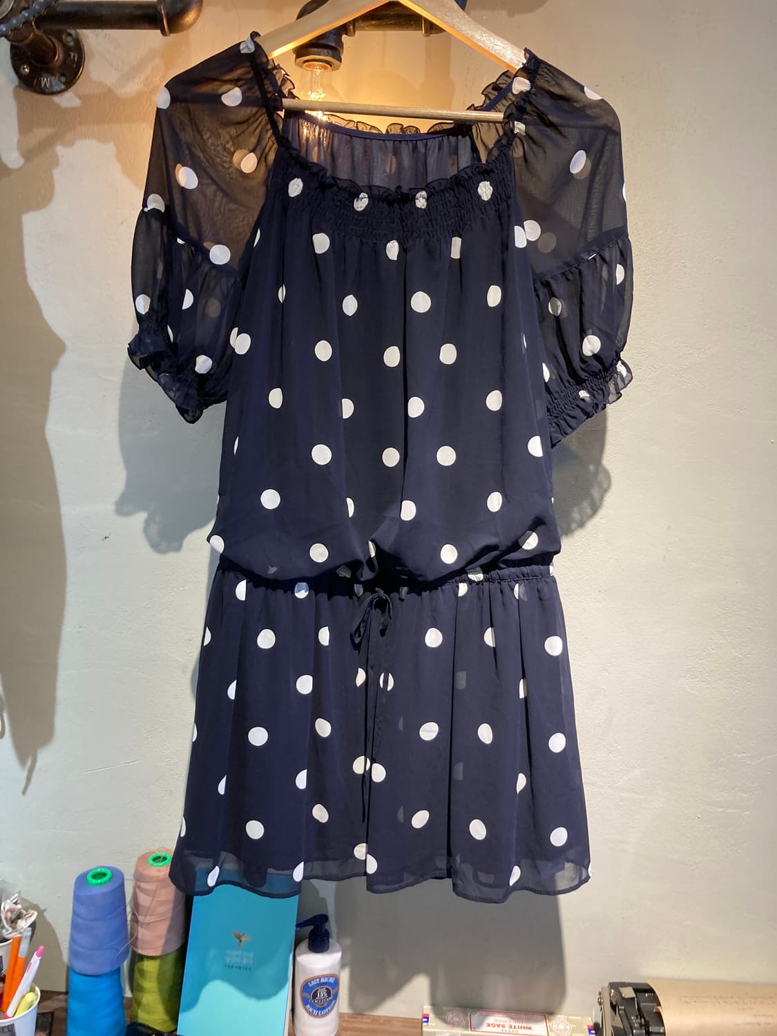 폴카 도트 원피스 상품이미지1