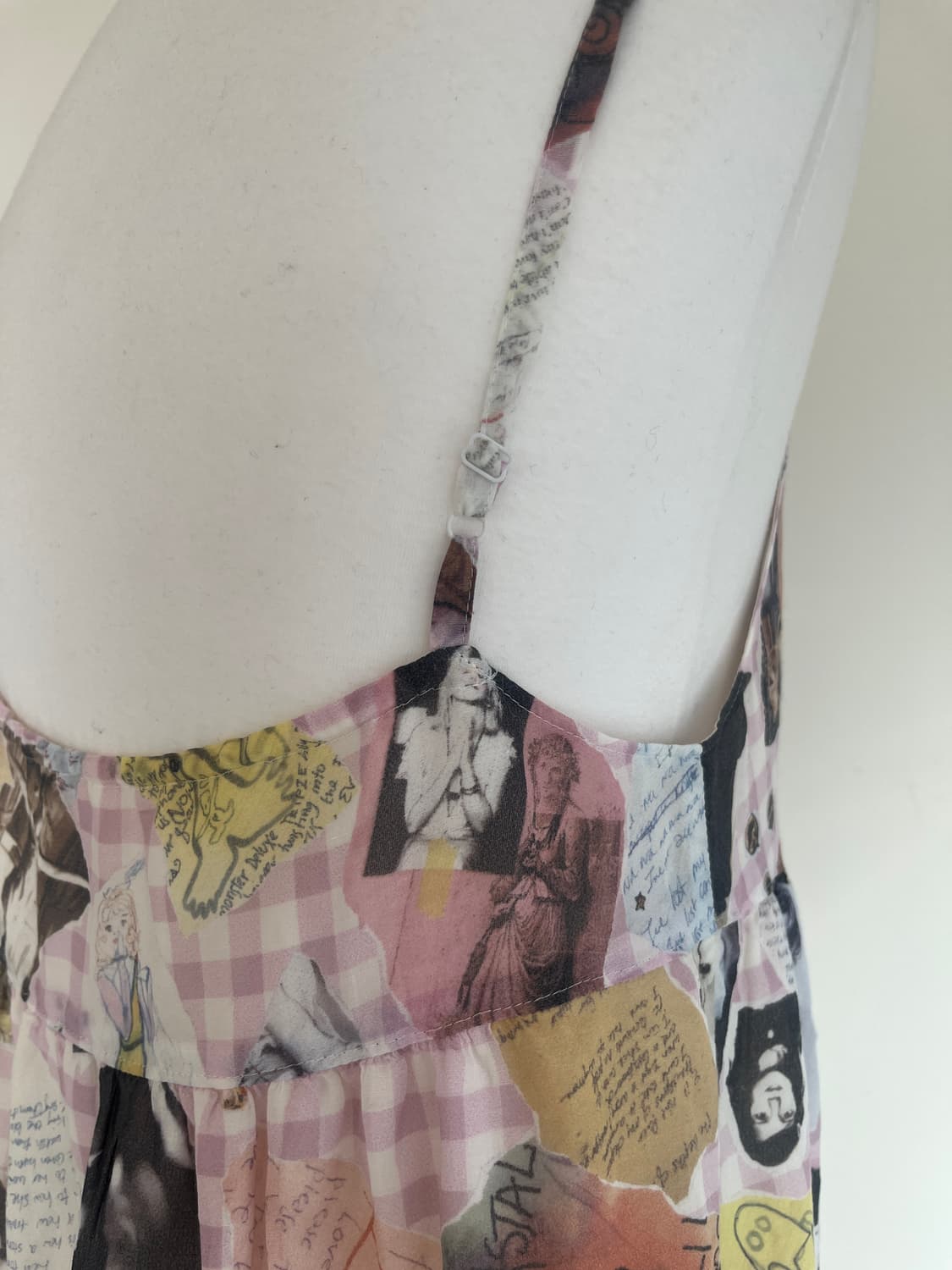 (새상품) 히스테릭 글래머 코트니 러브 그래픽 슬립 버튼 드레스 원피스 상품이미지7