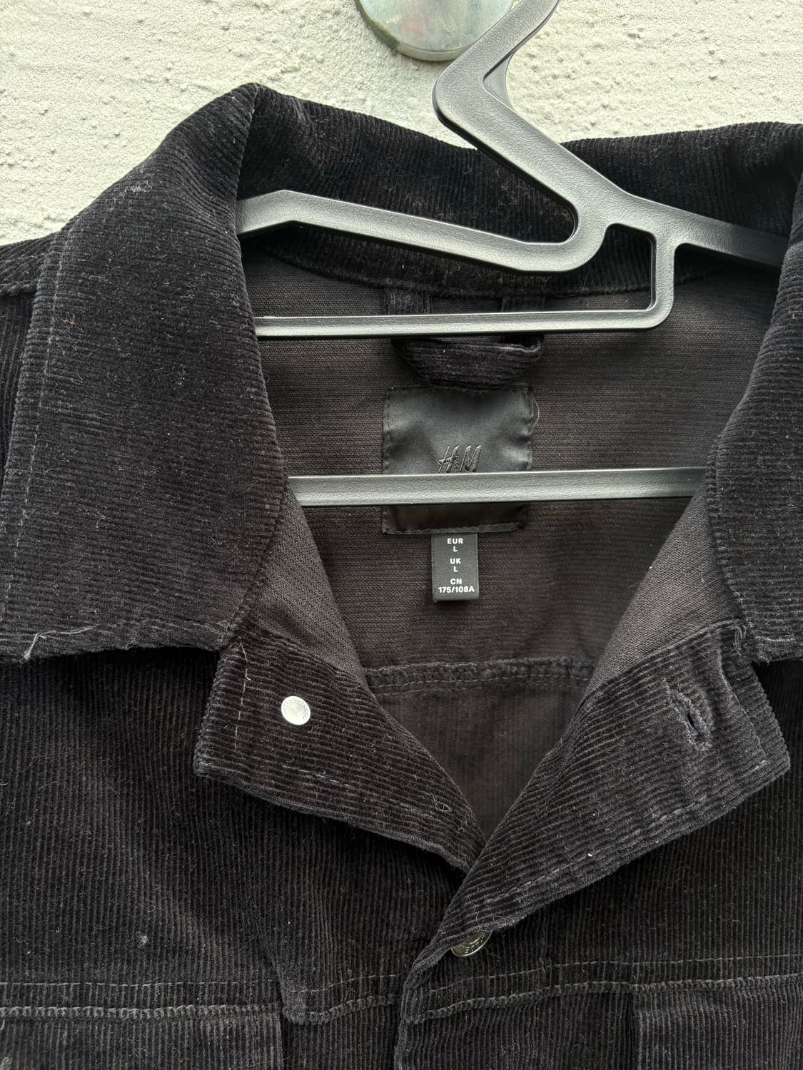 H&M 코듀로이 버튼 자켓 상품이미지3