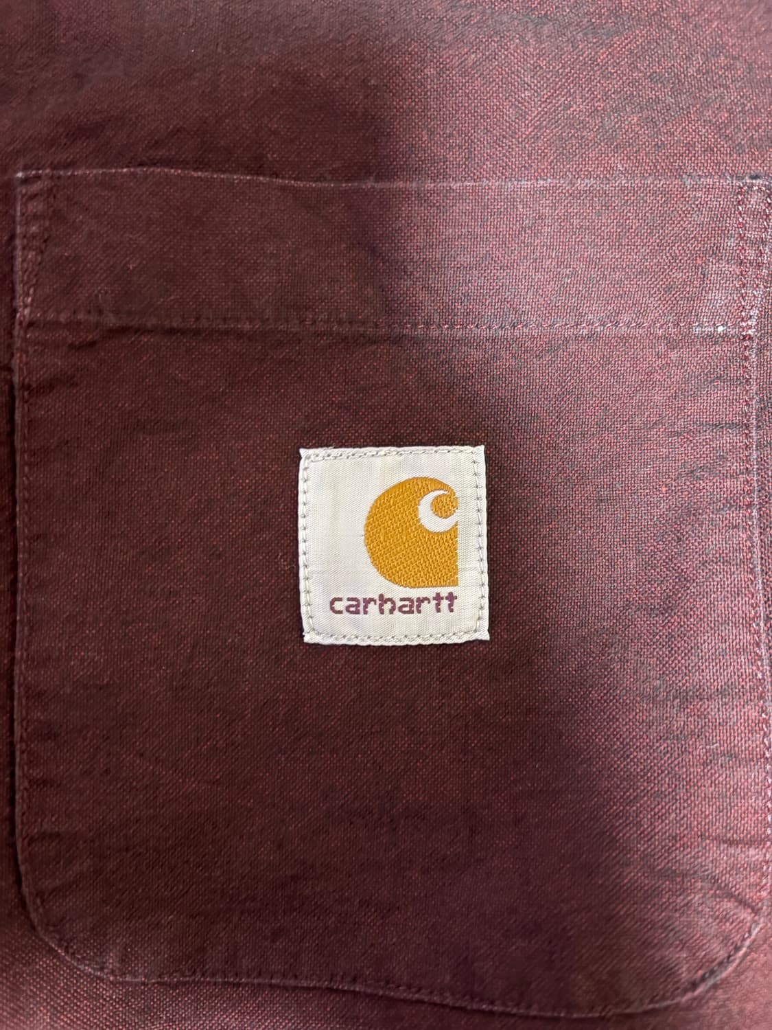 칼하트 버건디 셔츠 L 상품이미지2