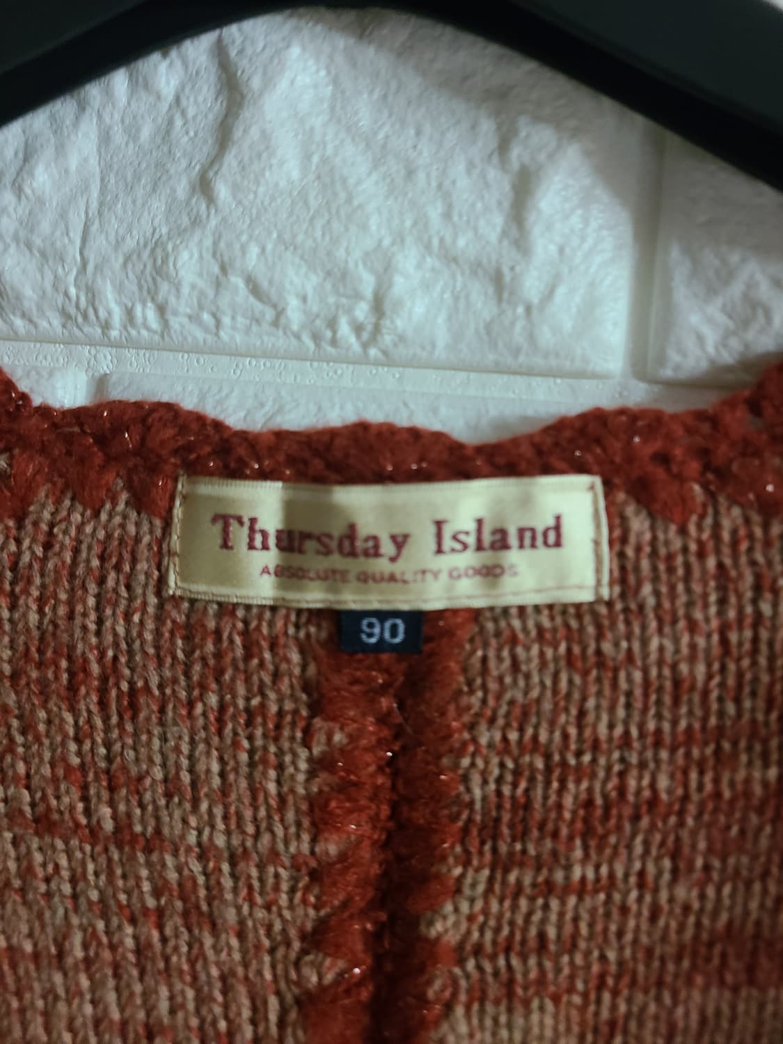 써스데이 크로셰 니트 조끼 상품이미지4