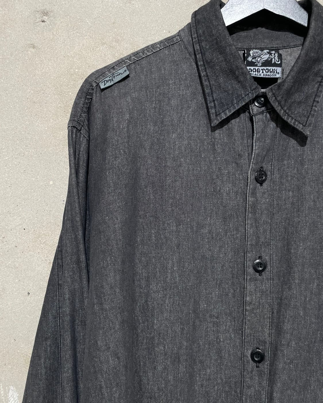 도그타운 흑청 오리엔탈 스트릿 데님 셔츠 상품이미지3