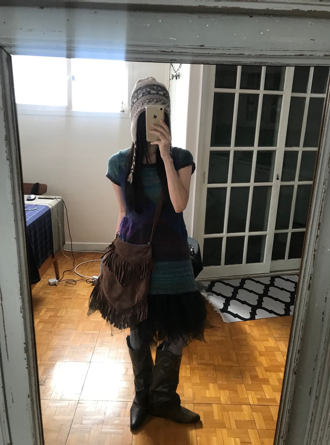 vintage fringe brown bag 상품이미지6