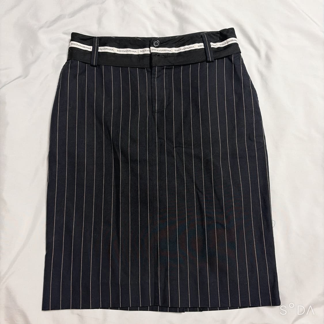 돌체앤가바나 스트라이프 스커트 상품이미지1