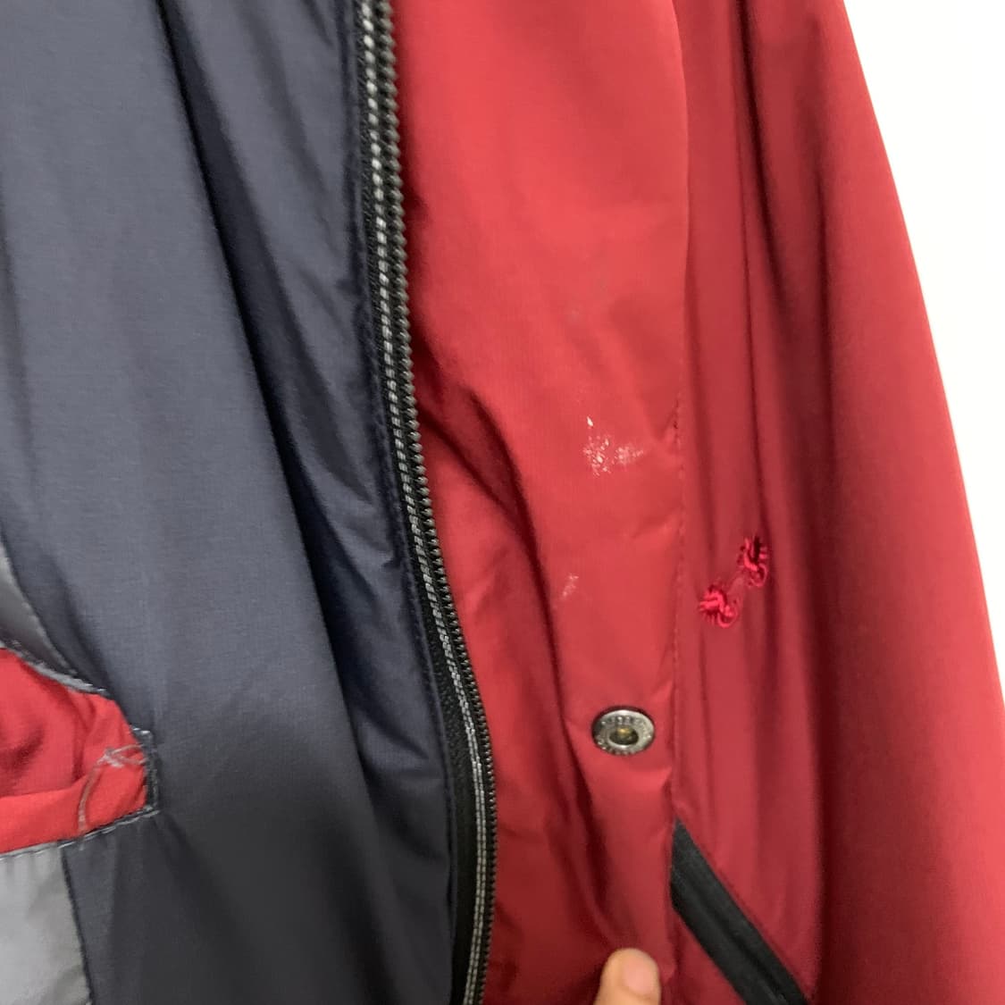 맥그리거 바람막이 점퍼 자켓 빈티지 M 레드 버건디 상품이미지9