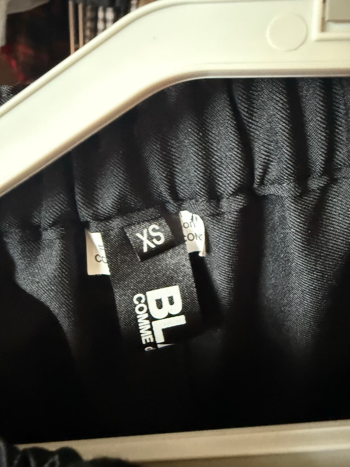 Comme des garcons black 사루에루팬츠 xs 상품이미지3