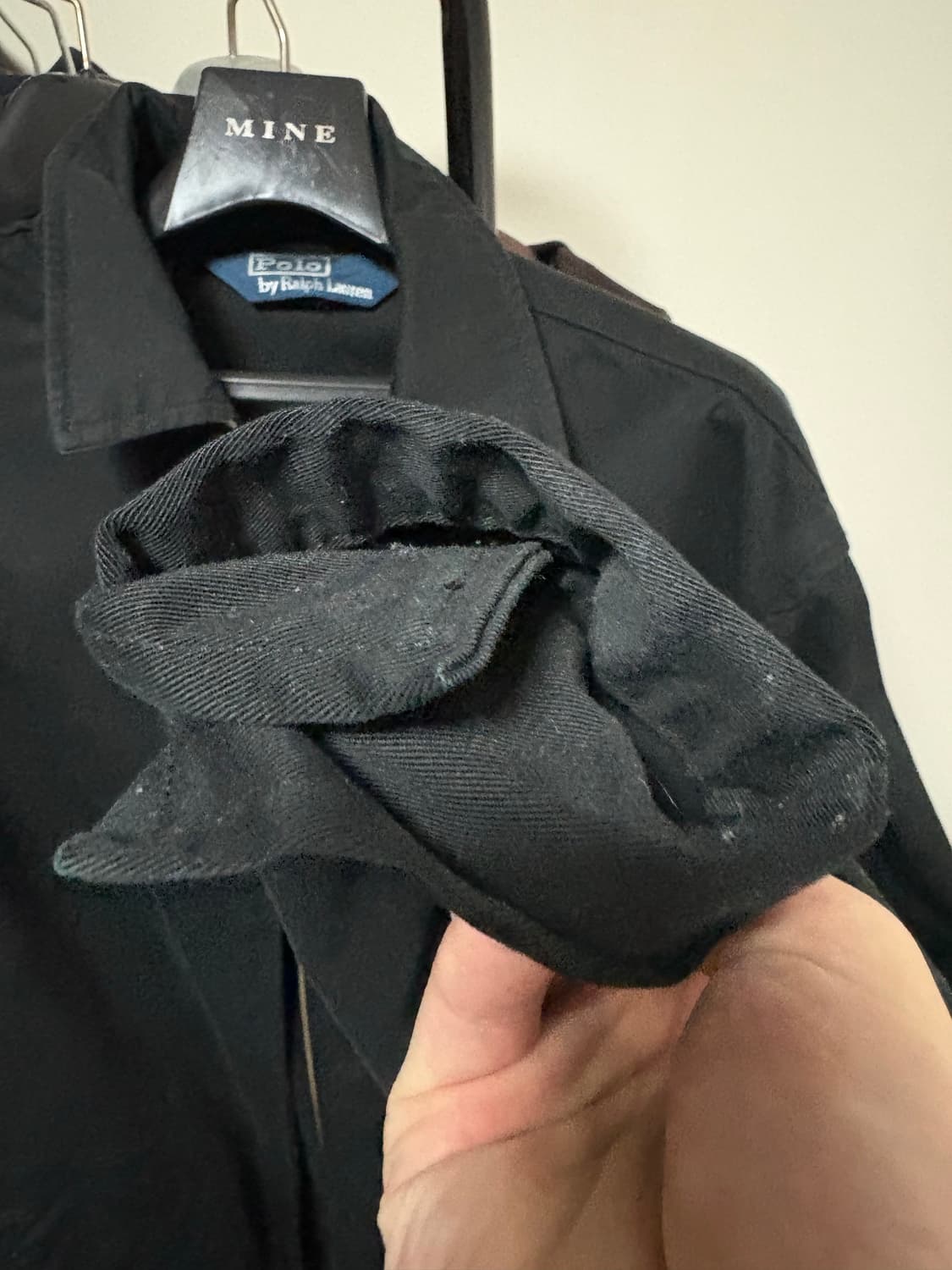 폴로 자켓 블랙 상품이미지5