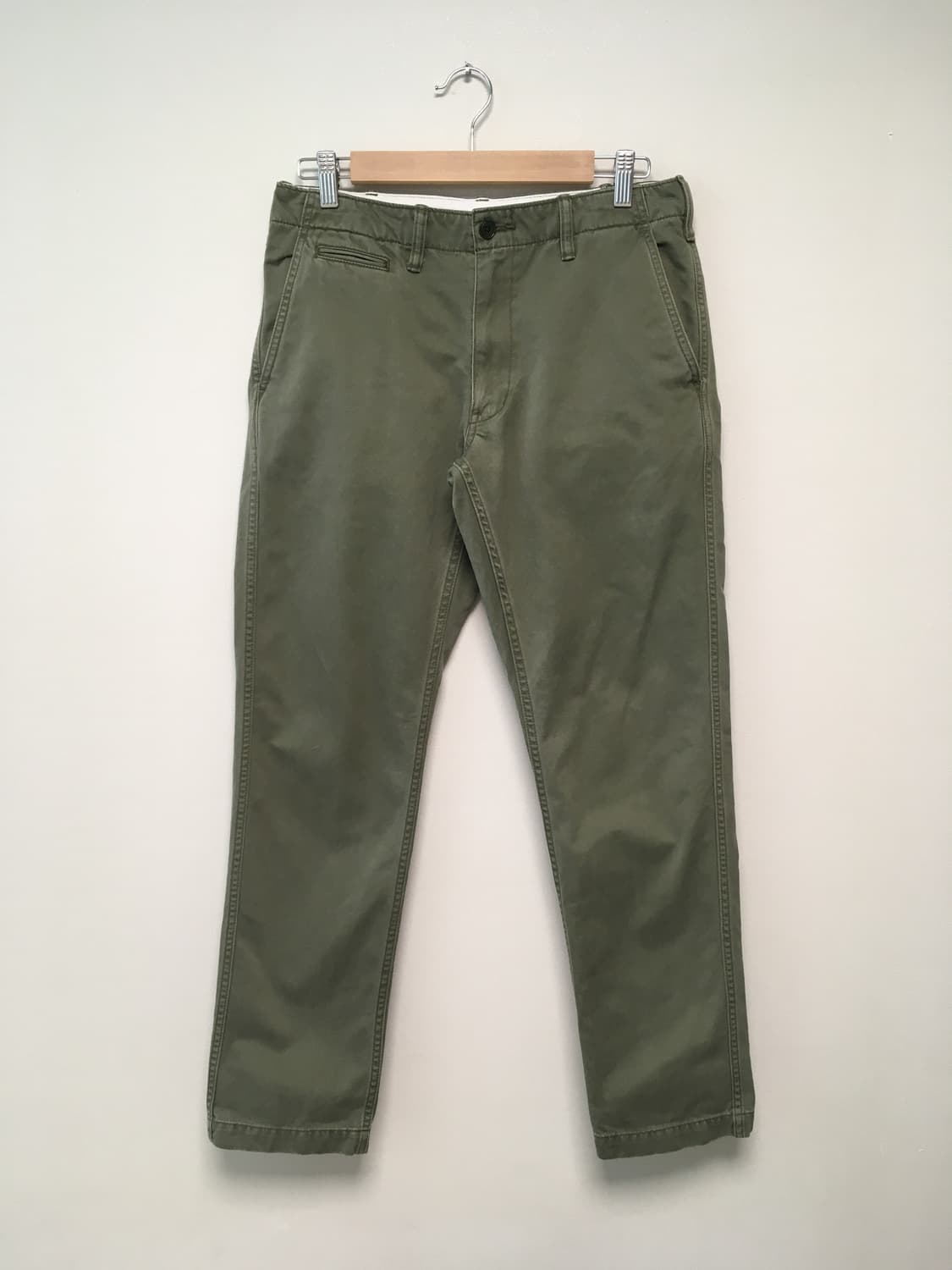 vintage cotton pants olive green 상품이미지6