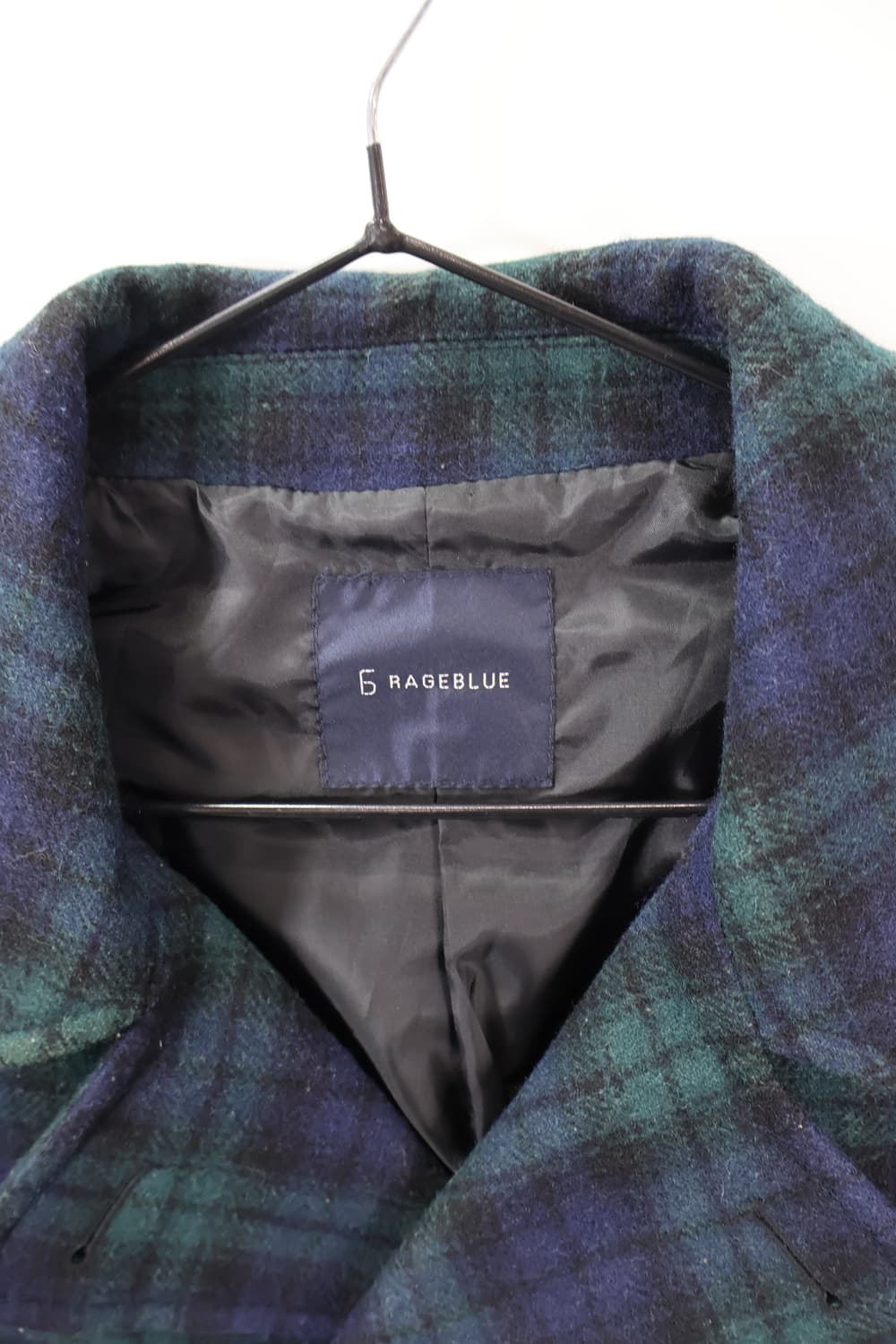 Jpn Wool Check Double-Breasted Coat 상품이미지6