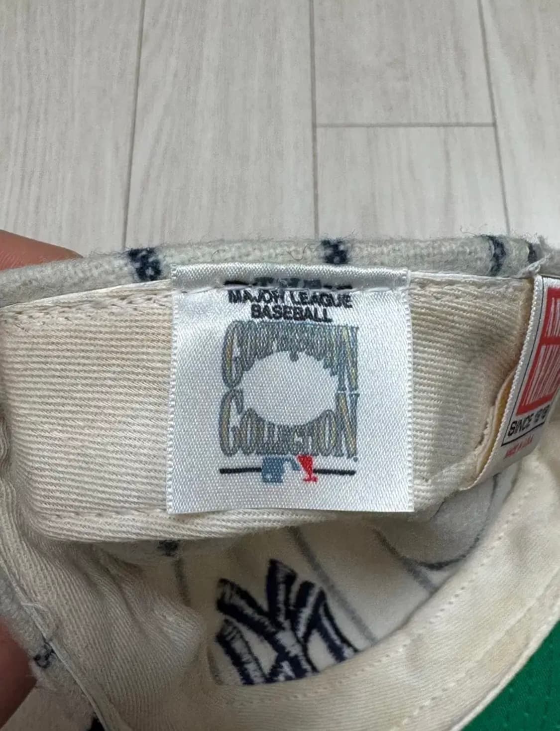 90s 양키즈 yankees 빈티지 핀스트라이프 햇 캡 뉴에라 상품이미지6