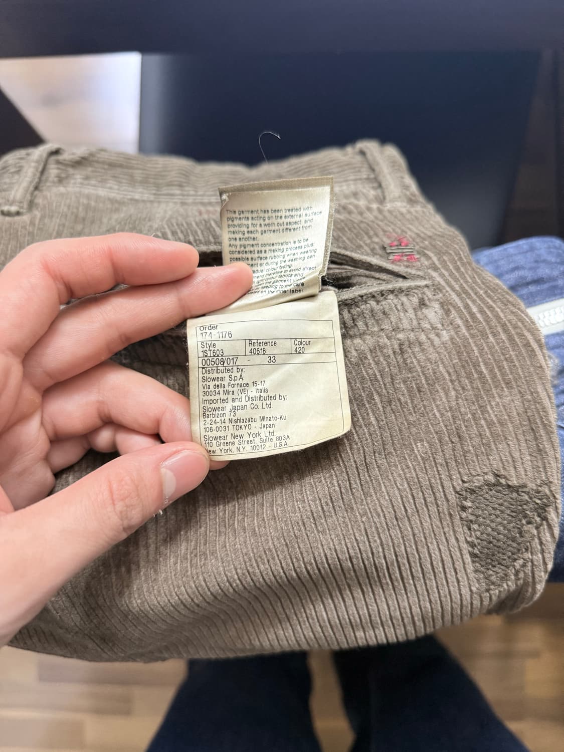 인코텍스 코듀로이 트라우저 상품이미지10