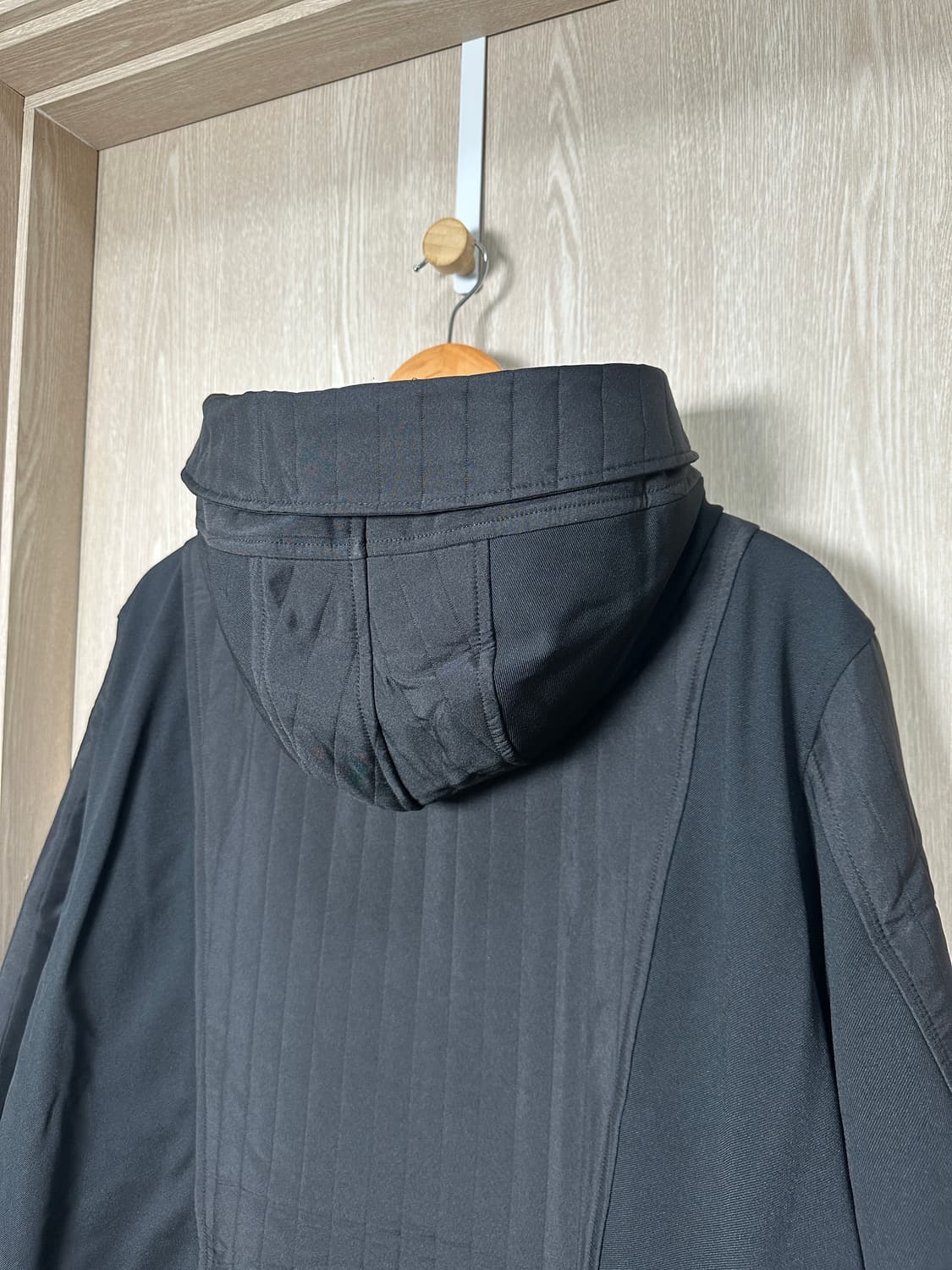 새상품) y3 퀄팅 후드 자켓100/블랙 상품이미지5