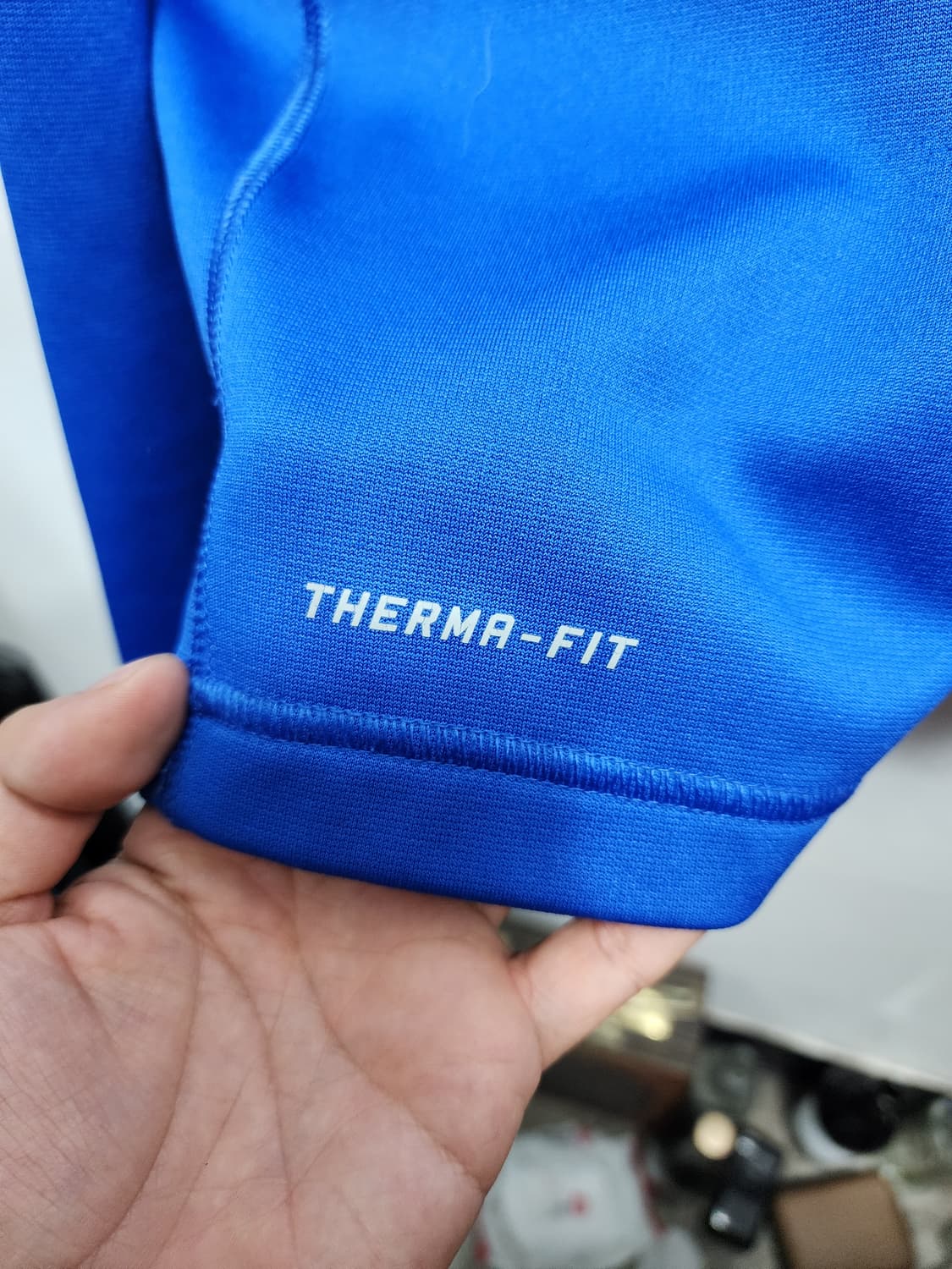 나이키 써마핏 기모 자수로고 하프집업 긴팔티 XXL 상품이미지4