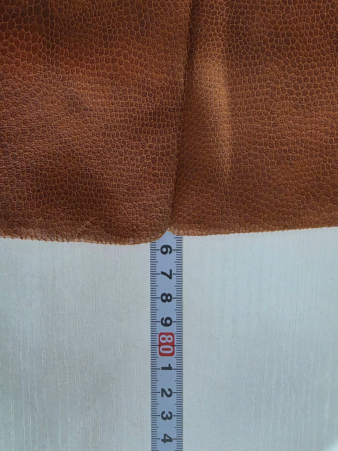 크로커다일 레이디 페이크 레더 하프 자켓 100 상품이미지5