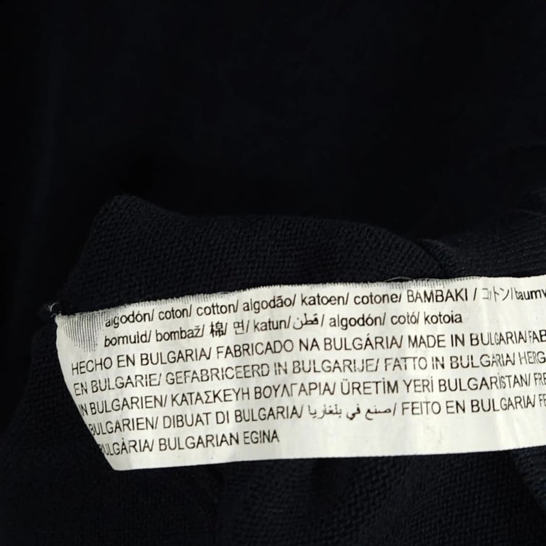 100 ZARA 자라 하프집업 스웻셔츠 네이비 코튼 상품이미지5