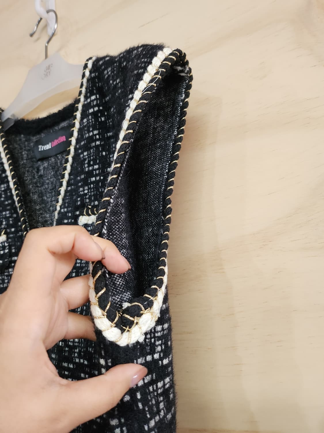 98) 트랜드컬렉션 트위드 조끼 상품이미지4