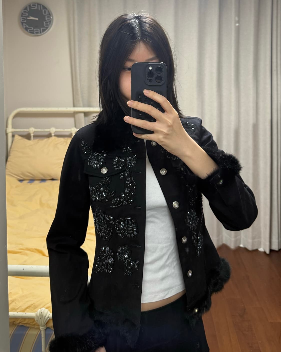 임브로이더리 래핏퍼 디테일 자켓 상품이미지3