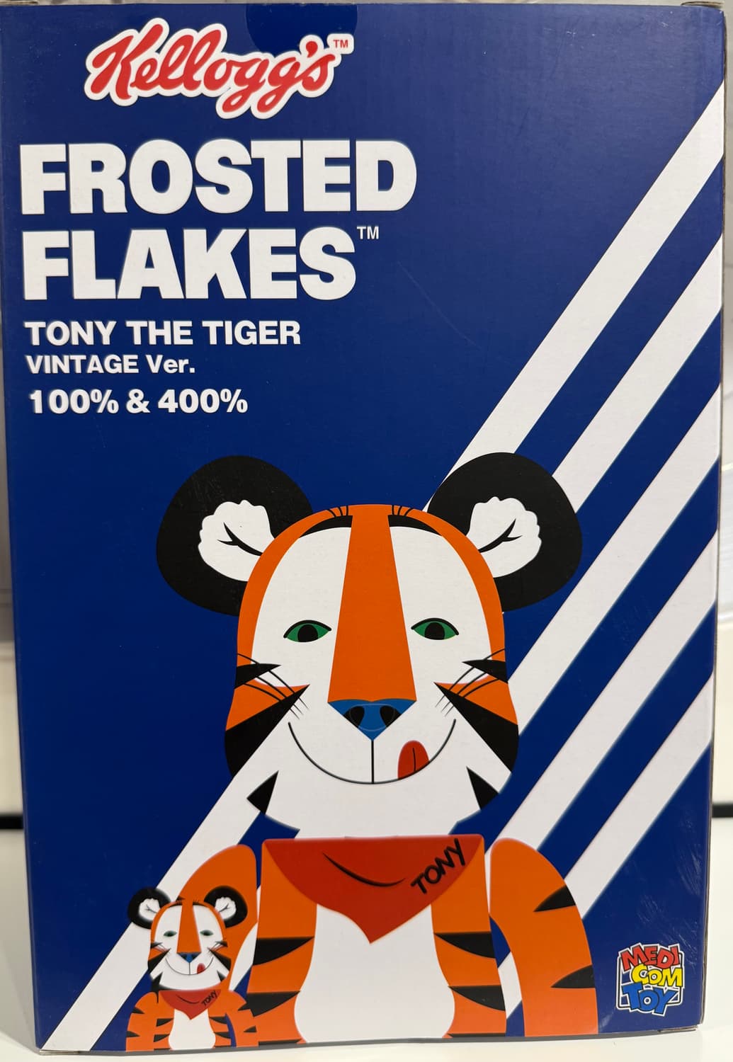 베어브릭 400%+100% 켈로그 토니 빈티지 버젼 정품 상품이미지1