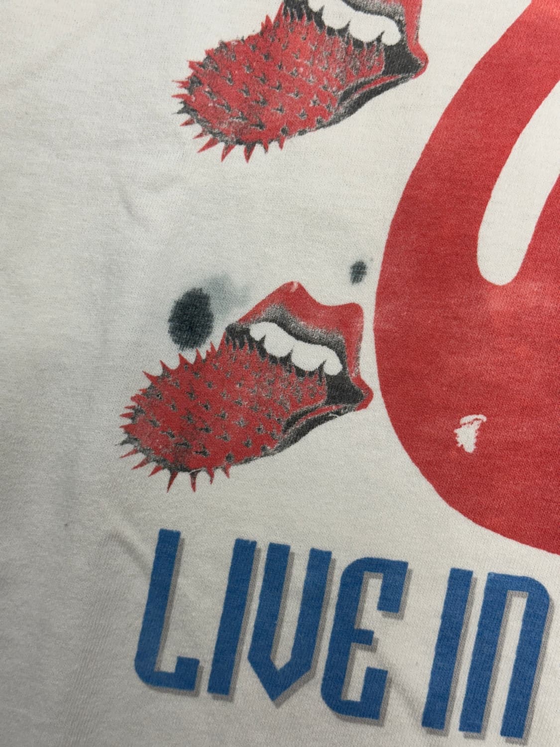 1994' Rolling Stones 부두라운지 월드투어 티셔츠 XL 상품이미지7