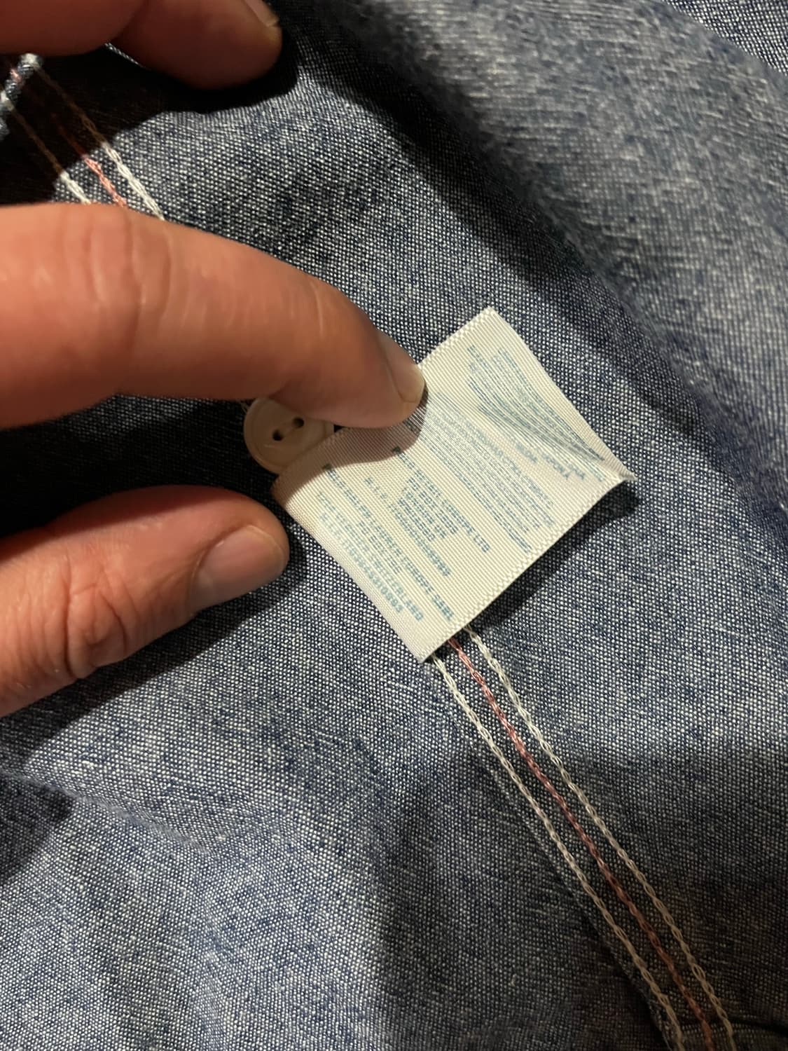 [M] rrl 인디고 샴브레이 상품이미지5