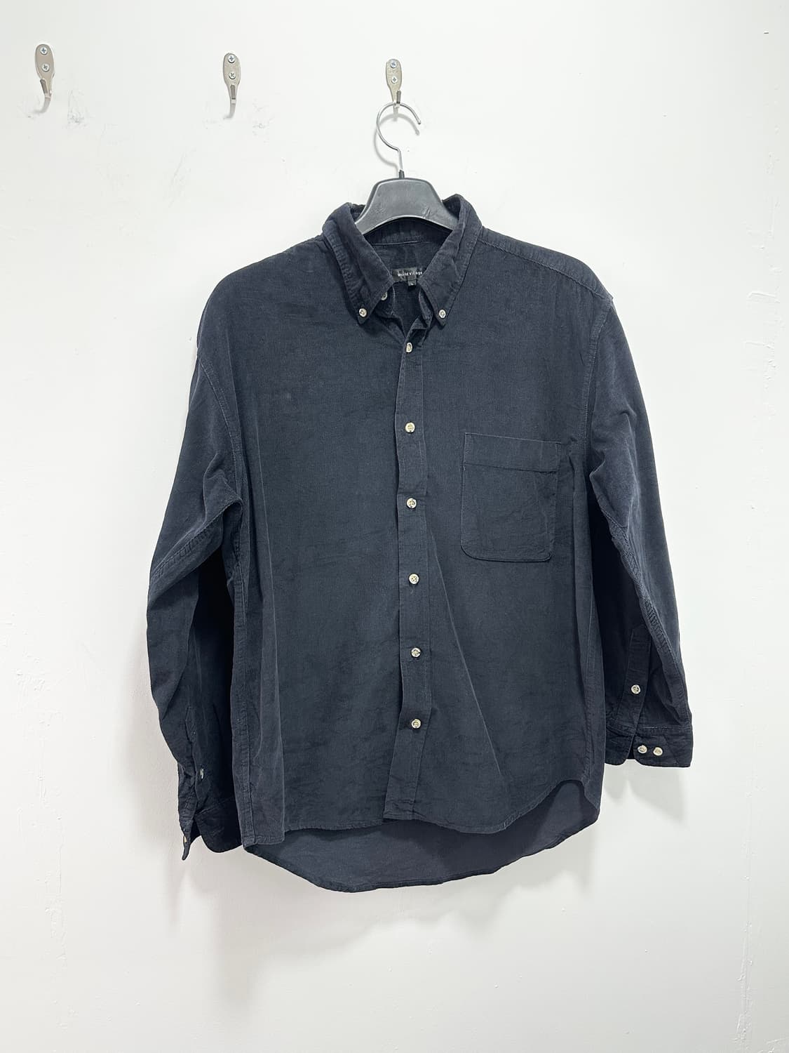 Corduroy black shirts 상품이미지3