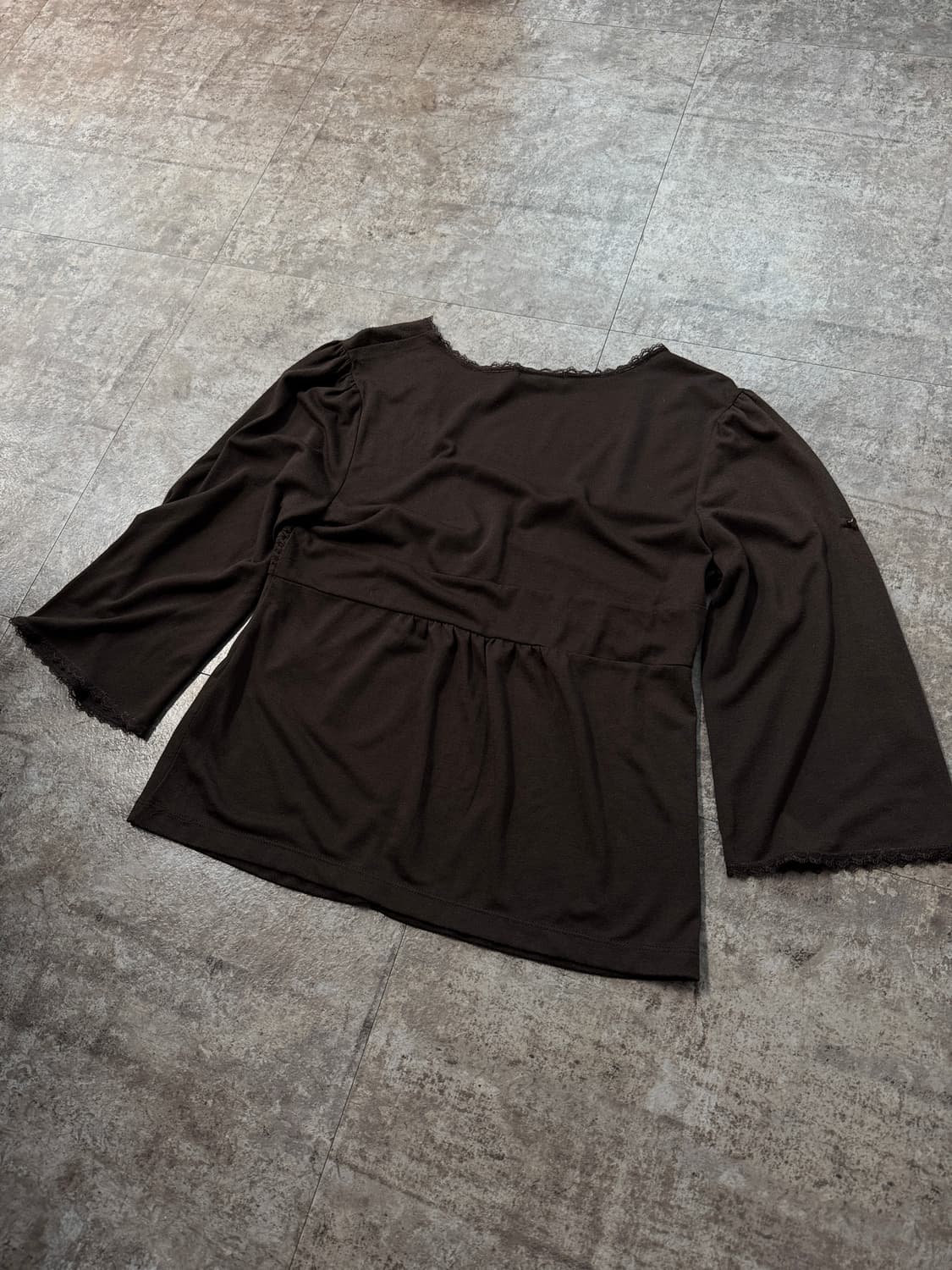 민트 브라운 체크 패턴 스커트 상품이미지7