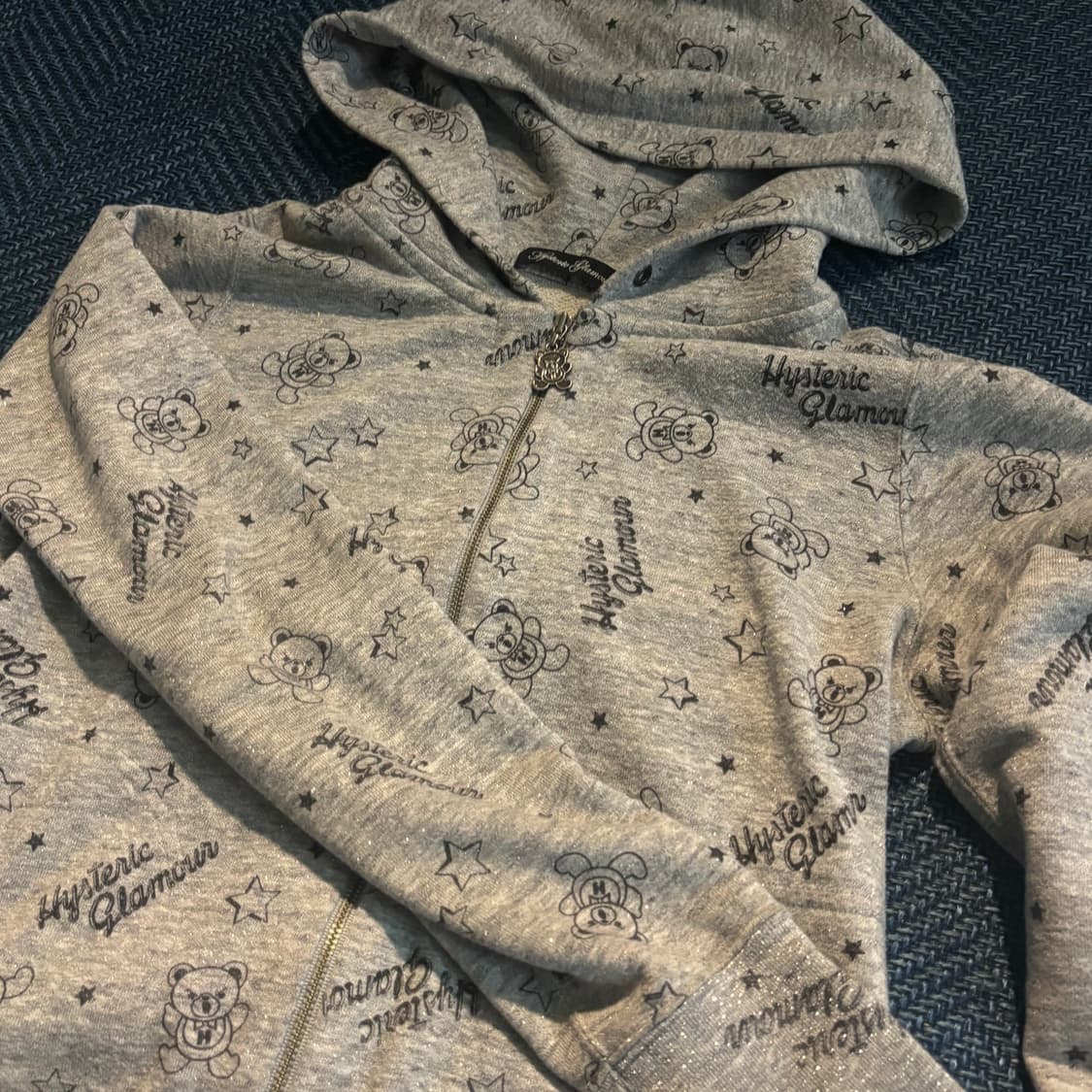 Hysteric glamour 퍽베어 후드집업 상품이미지1