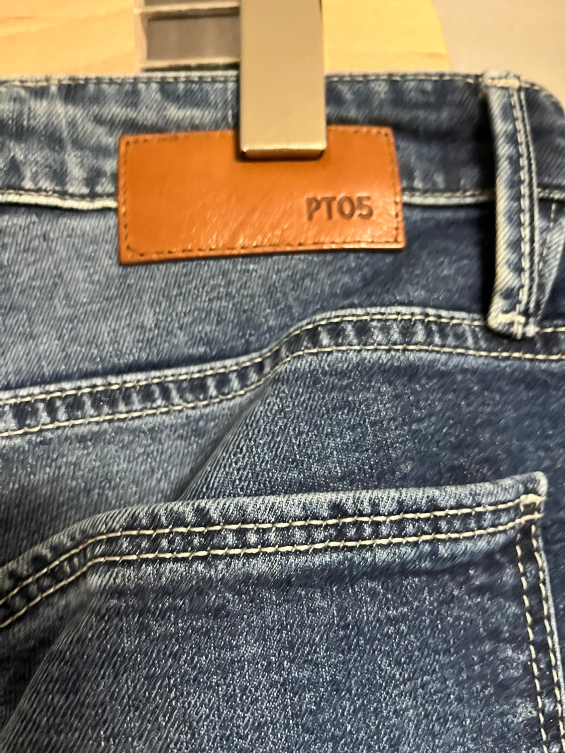 한섬 PT05 남성 데님 그린스티치 버전 상품이미지4