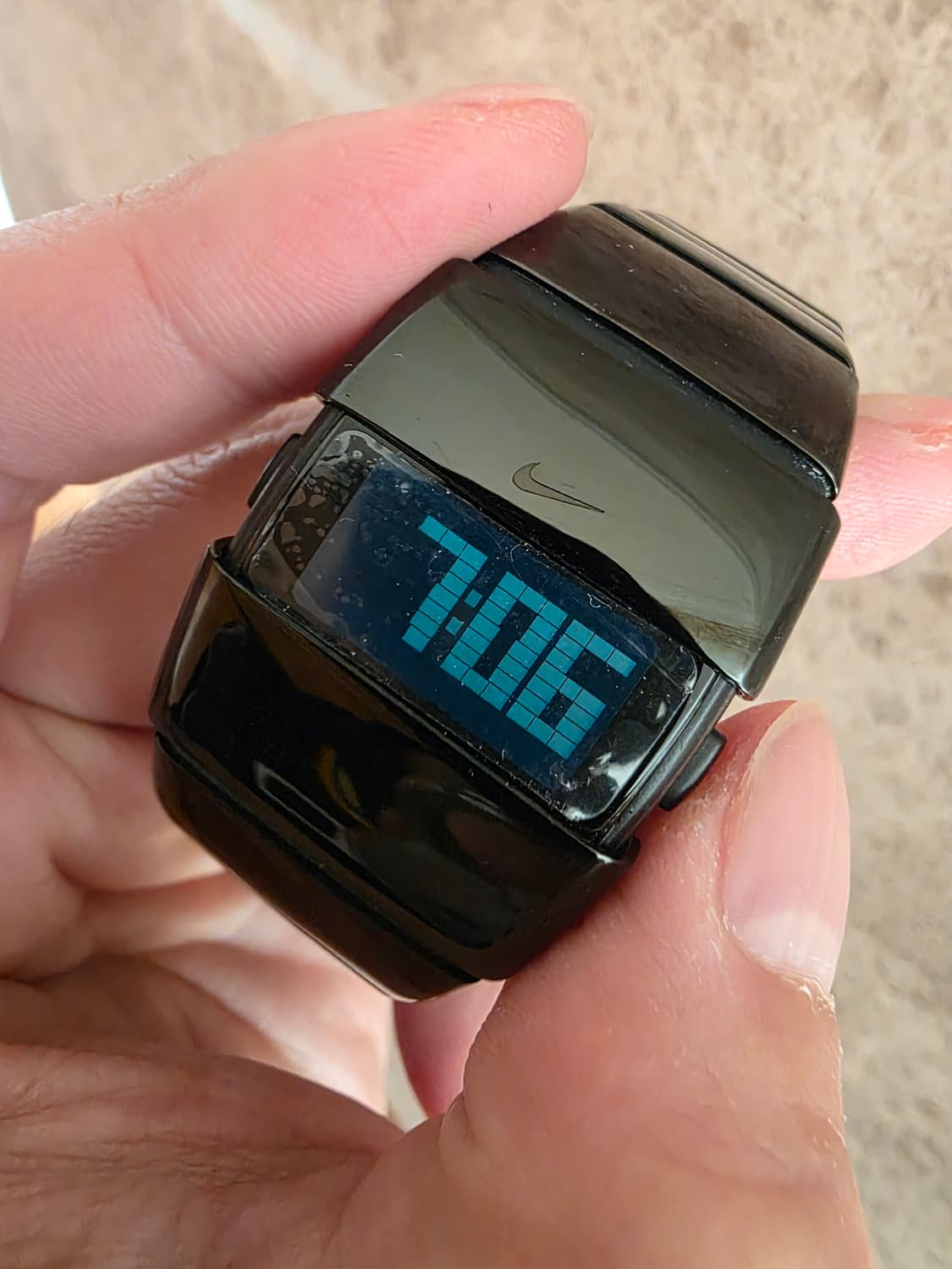 블랙유광 나이키워치 NIKE D라인 D line 디지털시계 상품이미지2