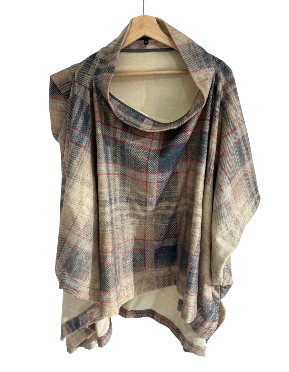 비비안웨스트우드 앵글로매니아 라인 플레드 케이프 판초 상품이미지3