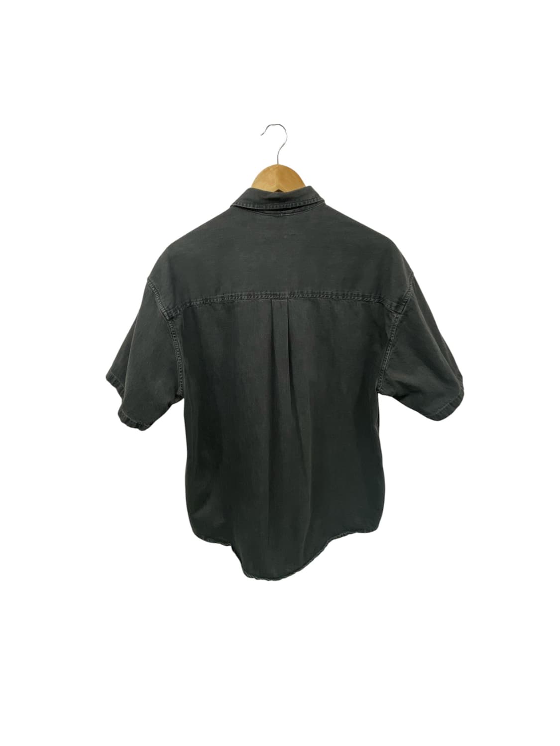 커버낫 블랙 워싱 데님 셔츠 M 상품이미지6