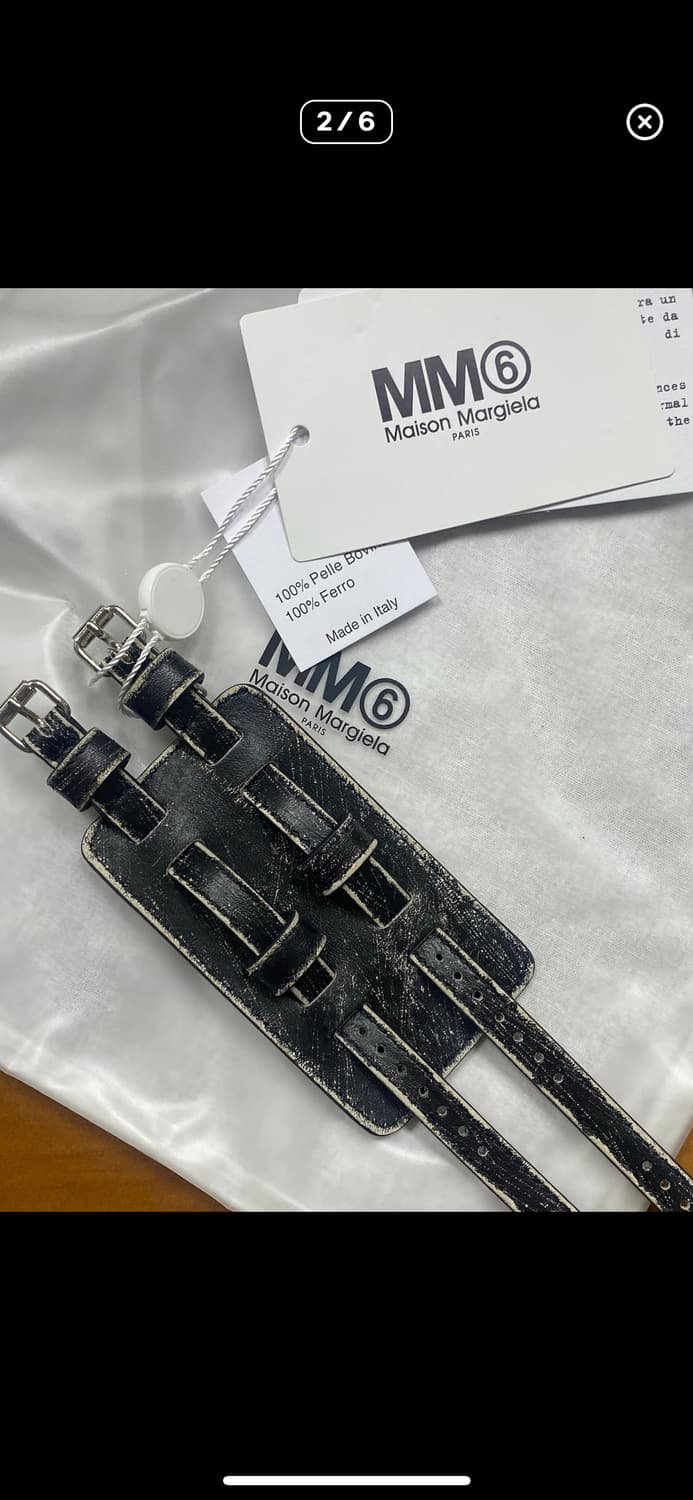 MM6 leather bracelet 상품이미지2