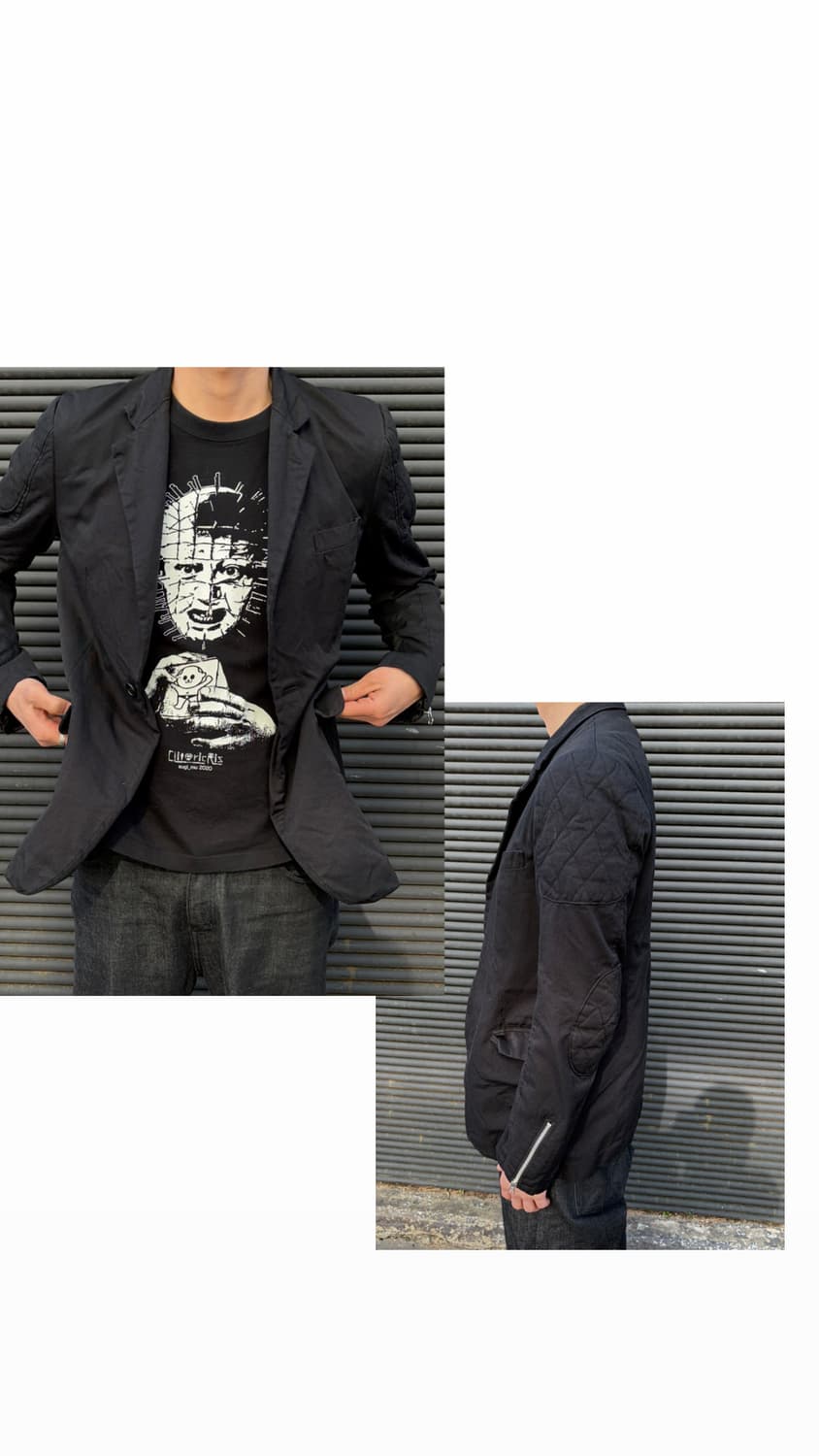 16fw Junya Watanabe 바이커 디테일 코튼 블레이저 상품이미지2