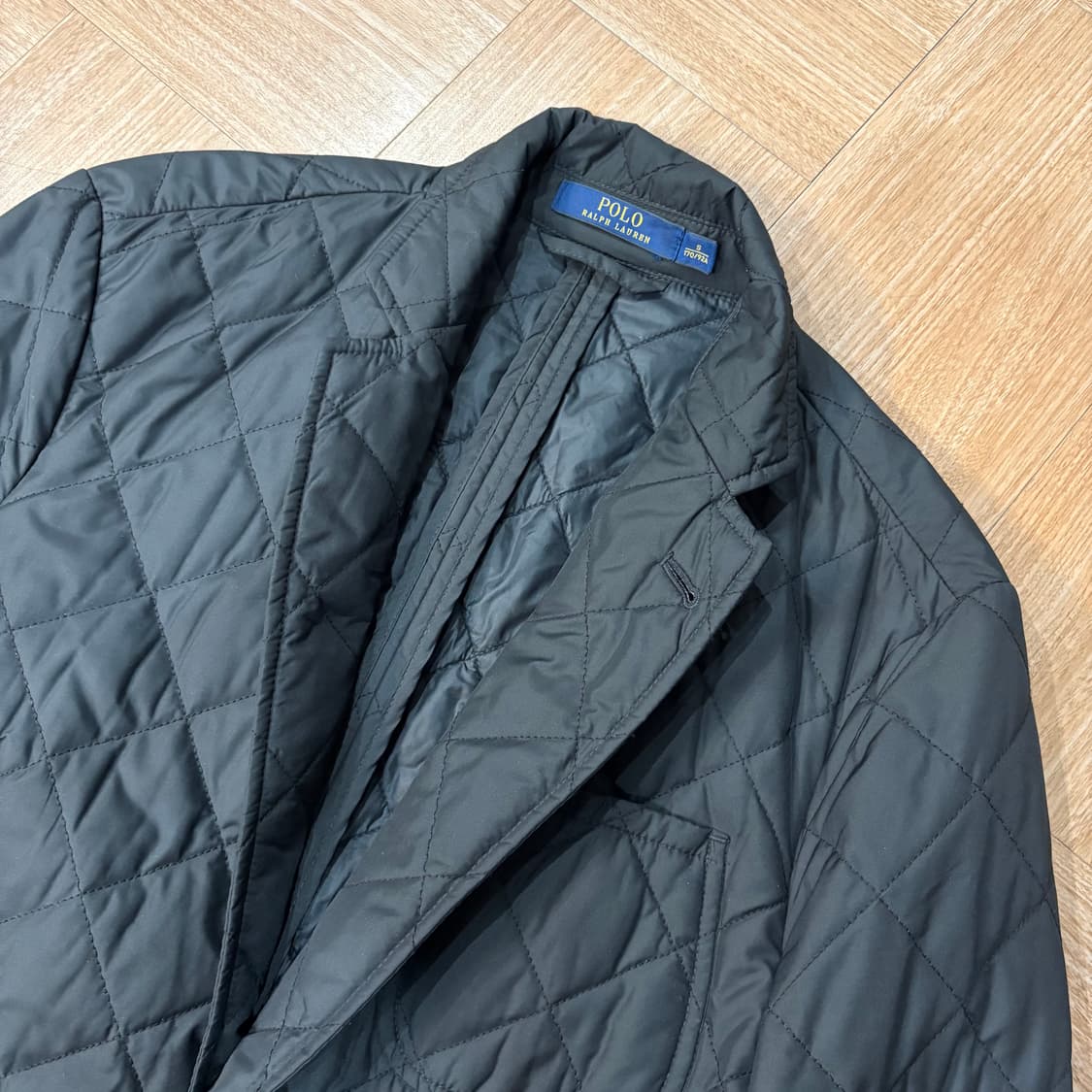 폴로 랄프로렌 우먼즈 블랙 패디드 블레이저 자켓 상품이미지2