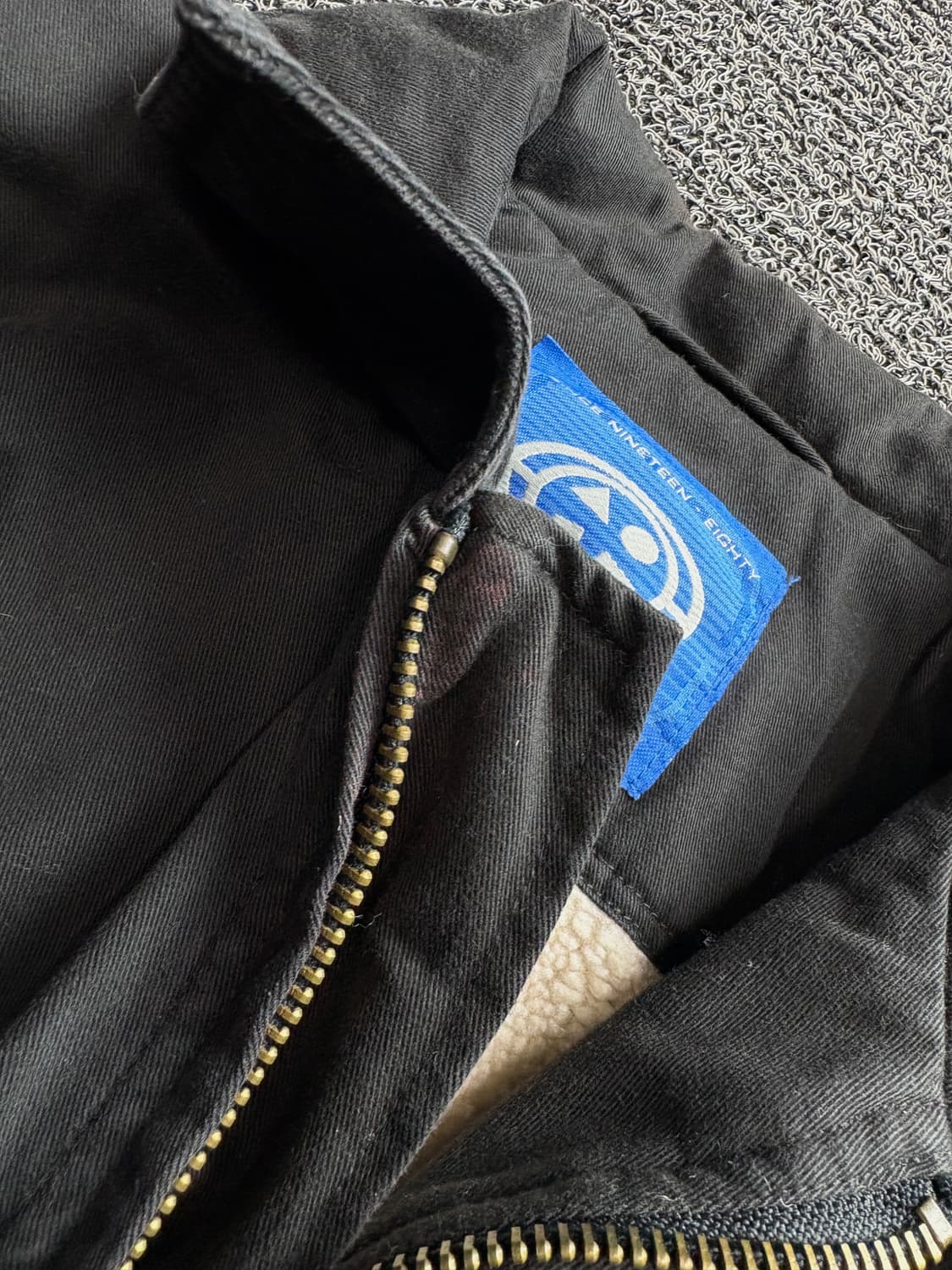 빈티지 올드스쿨 쉐르파 안감 캔버스 워크 자켓 2877 상품이미지4