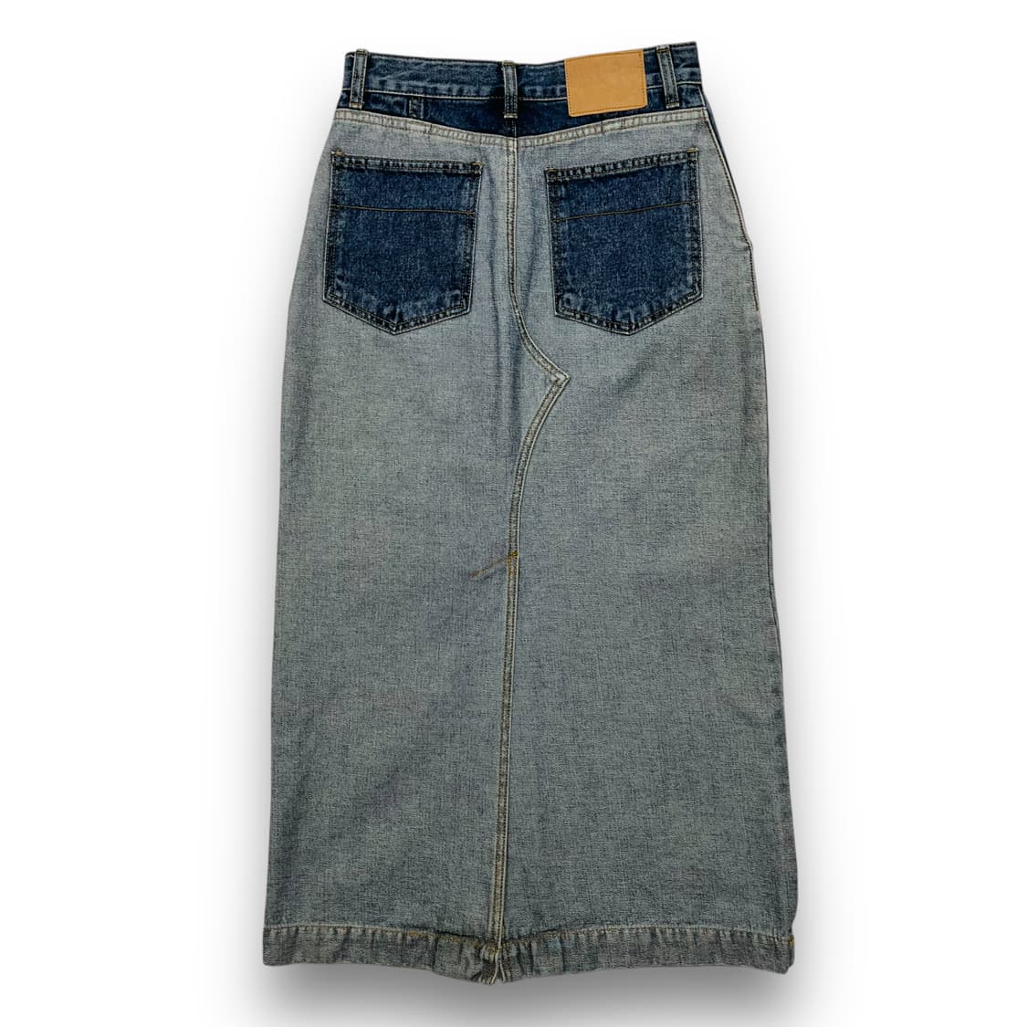 마뗑킴 웨스턴 디테일 데님 롱 스커트 상품이미지4