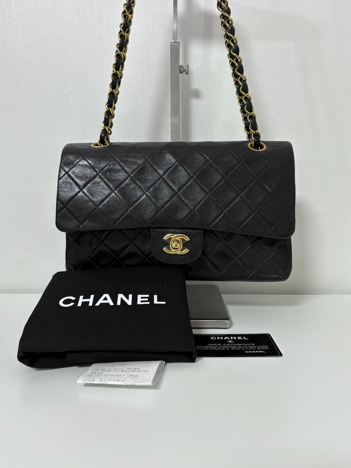 샤넬 클래식 미디움 램스킨 빈티지 상품이미지7