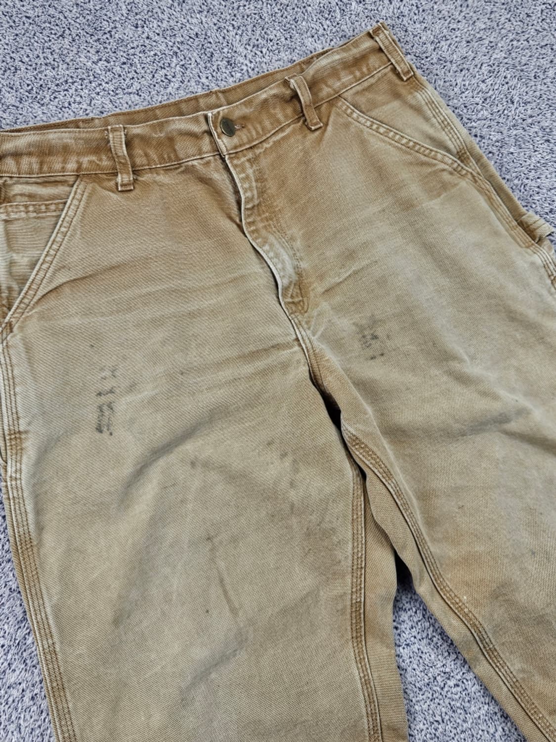 USA 칼하트 덕캔버스 싱글니 카펜터 워크팬츠 (34X30)/ 11733 상품이미지5